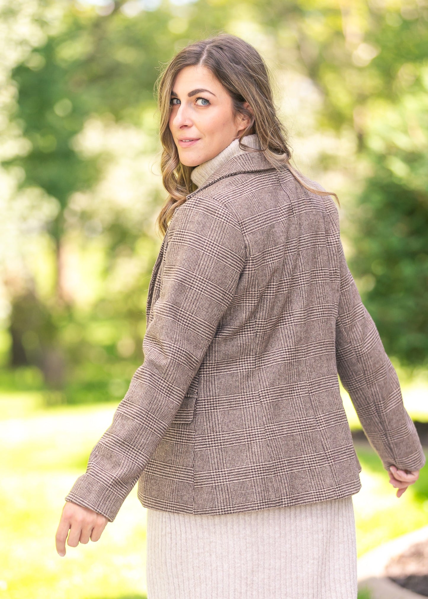Sadie & Sage® Ambition Houndstooth Blazer