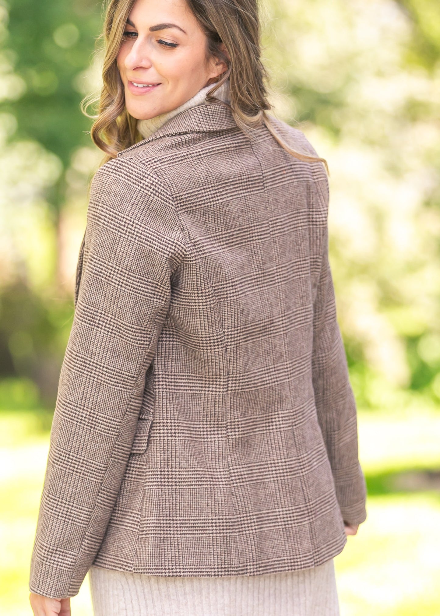 Sadie & Sage® Ambition Houndstooth Blazer