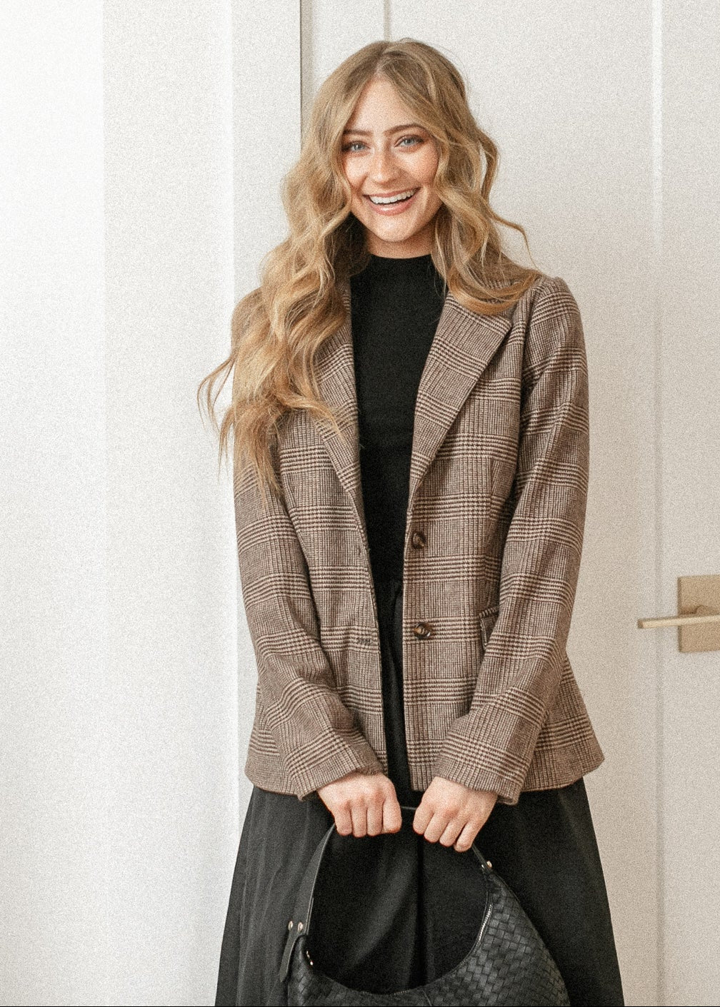 Sadie & Sage® Ambition Houndstooth Blazer