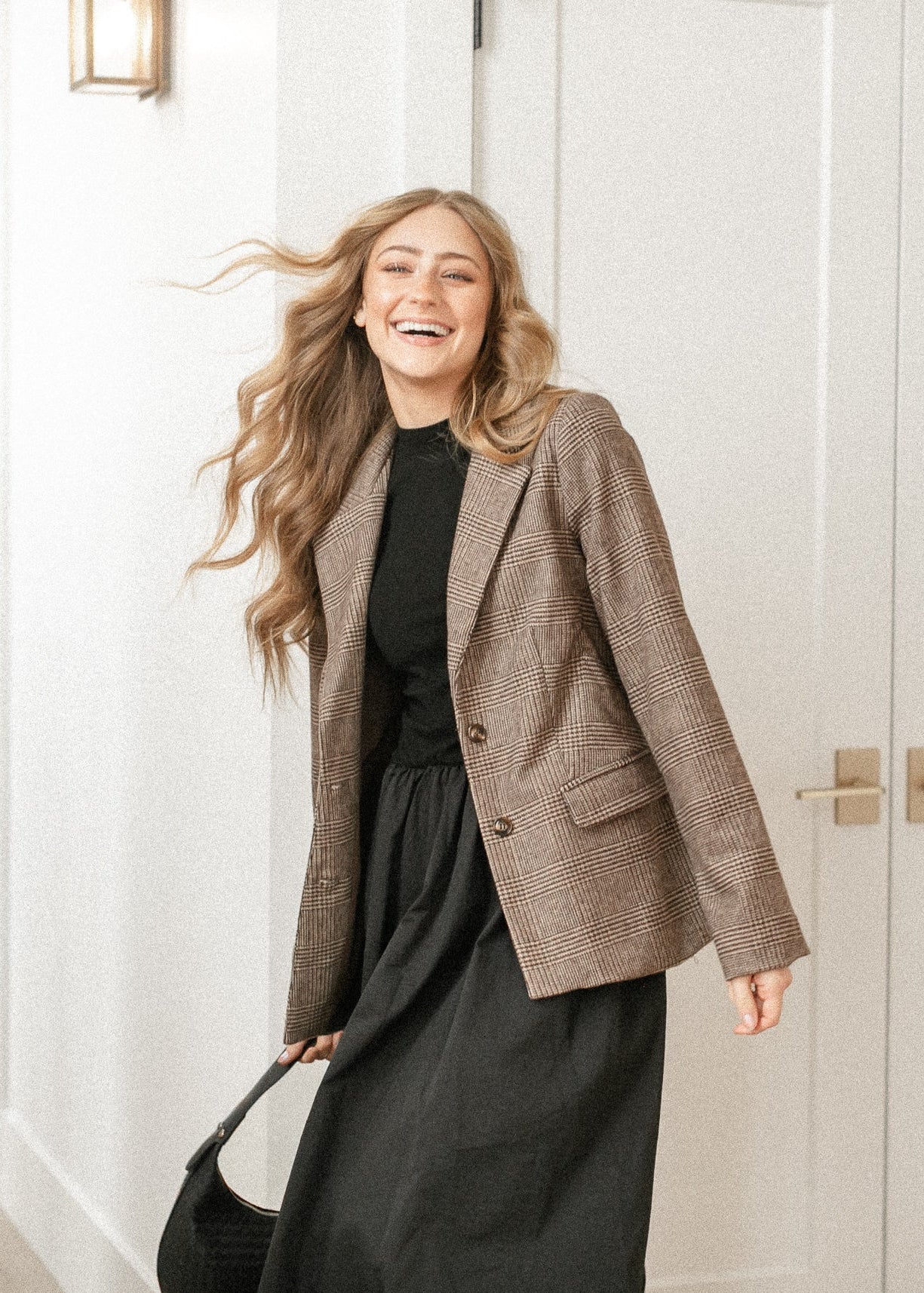 Sadie & Sage® Ambition Houndstooth Blazer