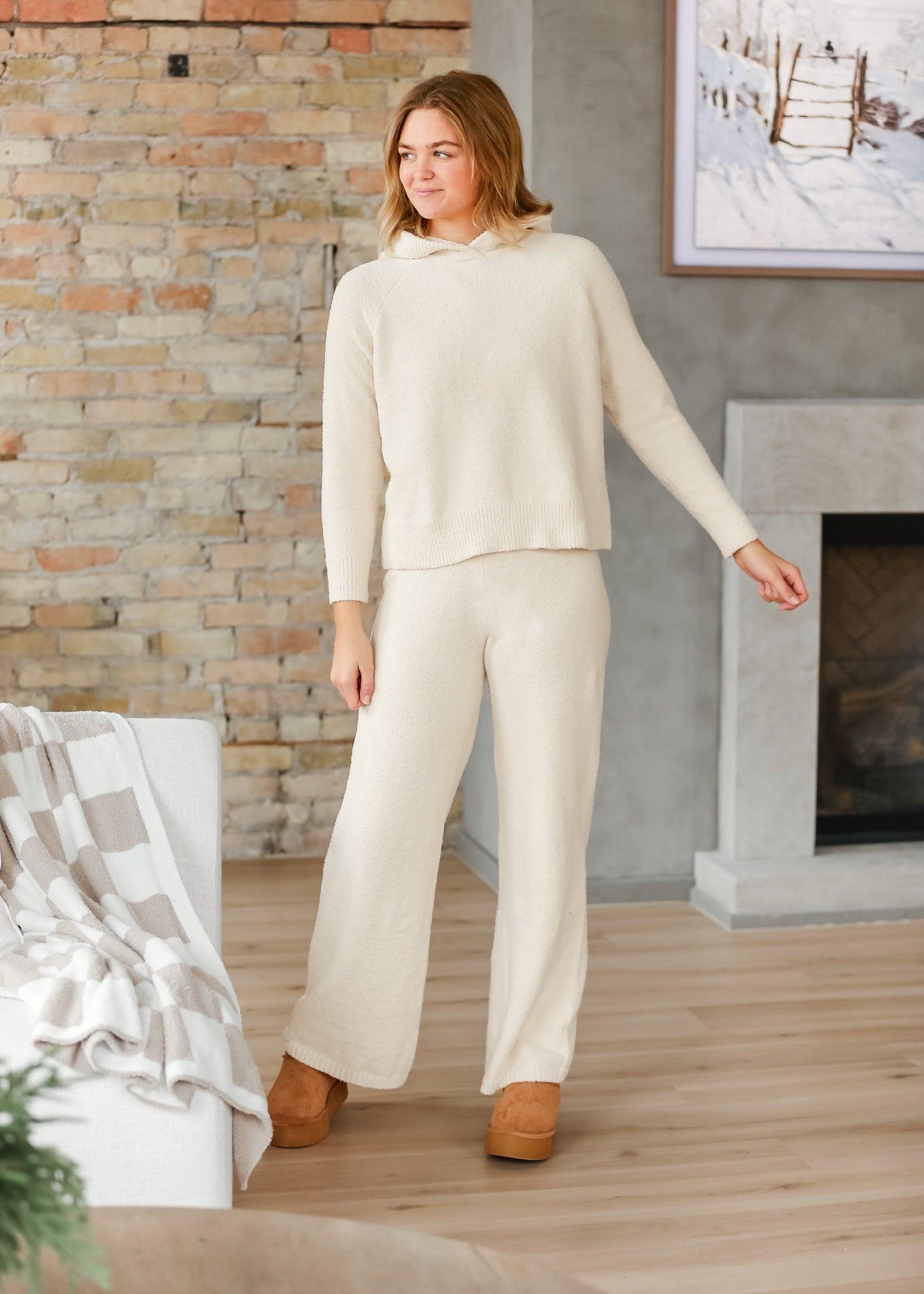 Amelia Lux Soft Knit Lounge Top - FINAL SALE