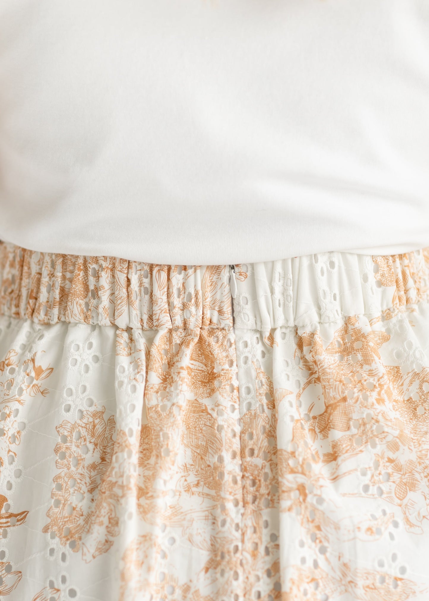 Annette Eyelet A-line Skirt - FINAL SALE