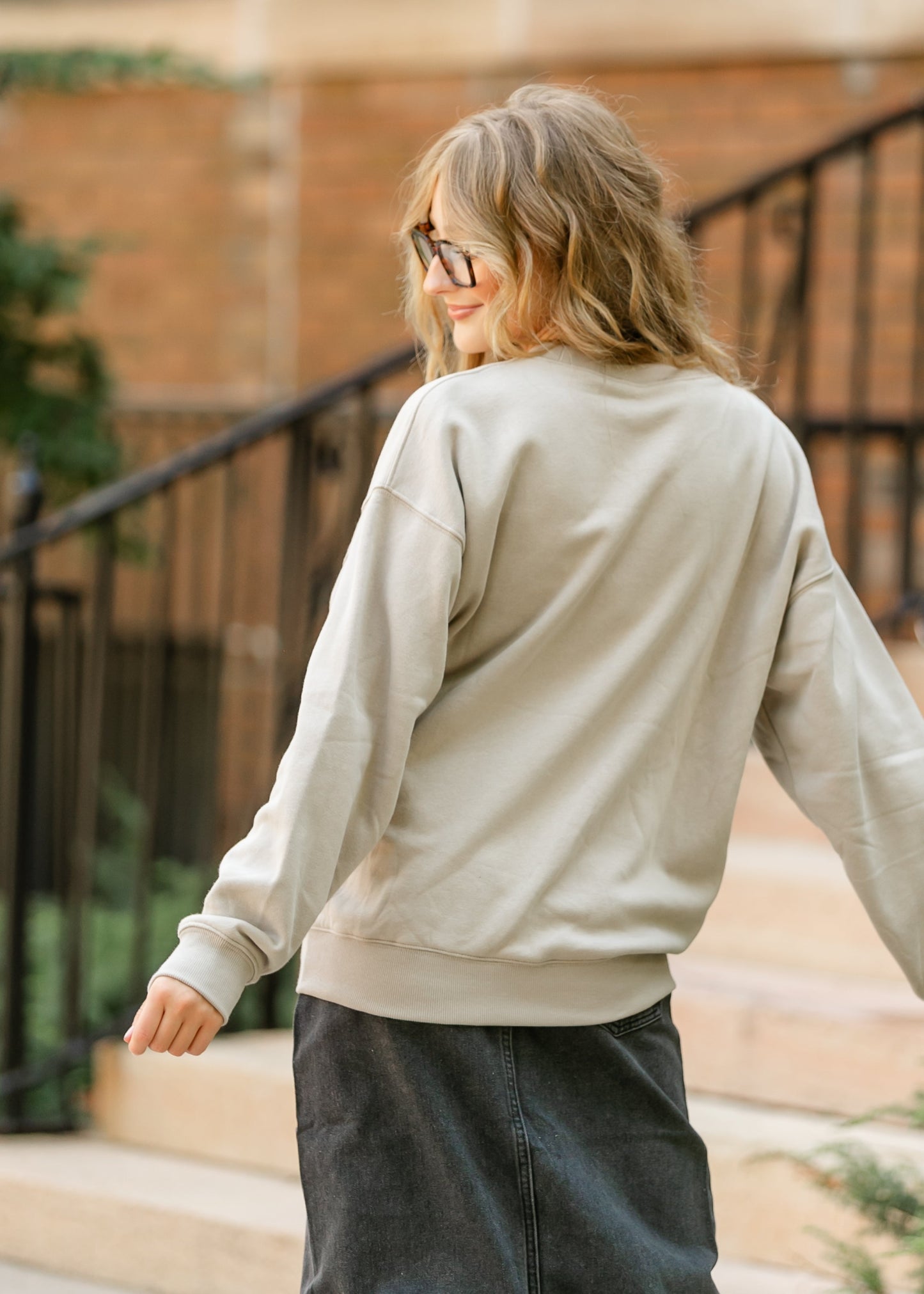 Ash Mocha Crewneck Sweatshirt - FINAL SALE