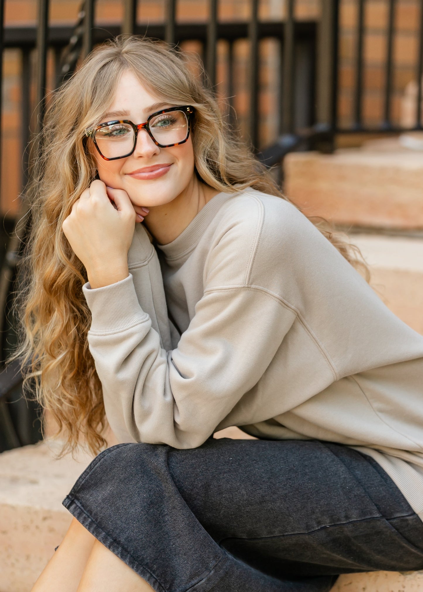 Ash Mocha Crewneck Sweatshirt - FINAL SALE