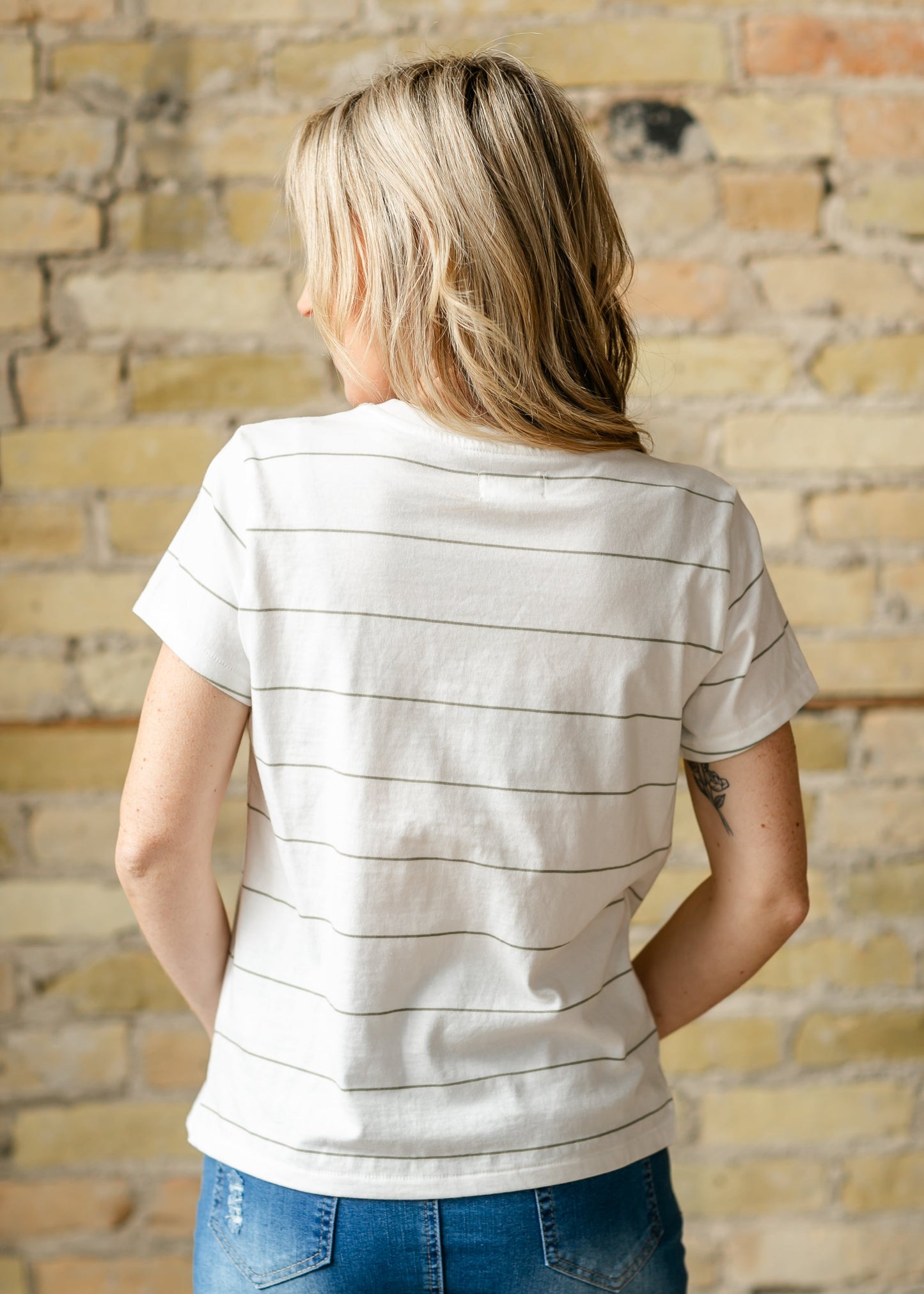 Thread & Supply® Asher Striped Crewneck Tee