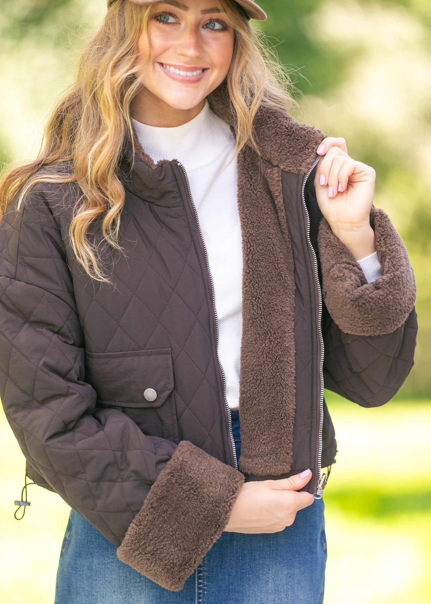 Sadie & Sage® Ashton Quilted Reversible Jacket - FINAL SALE