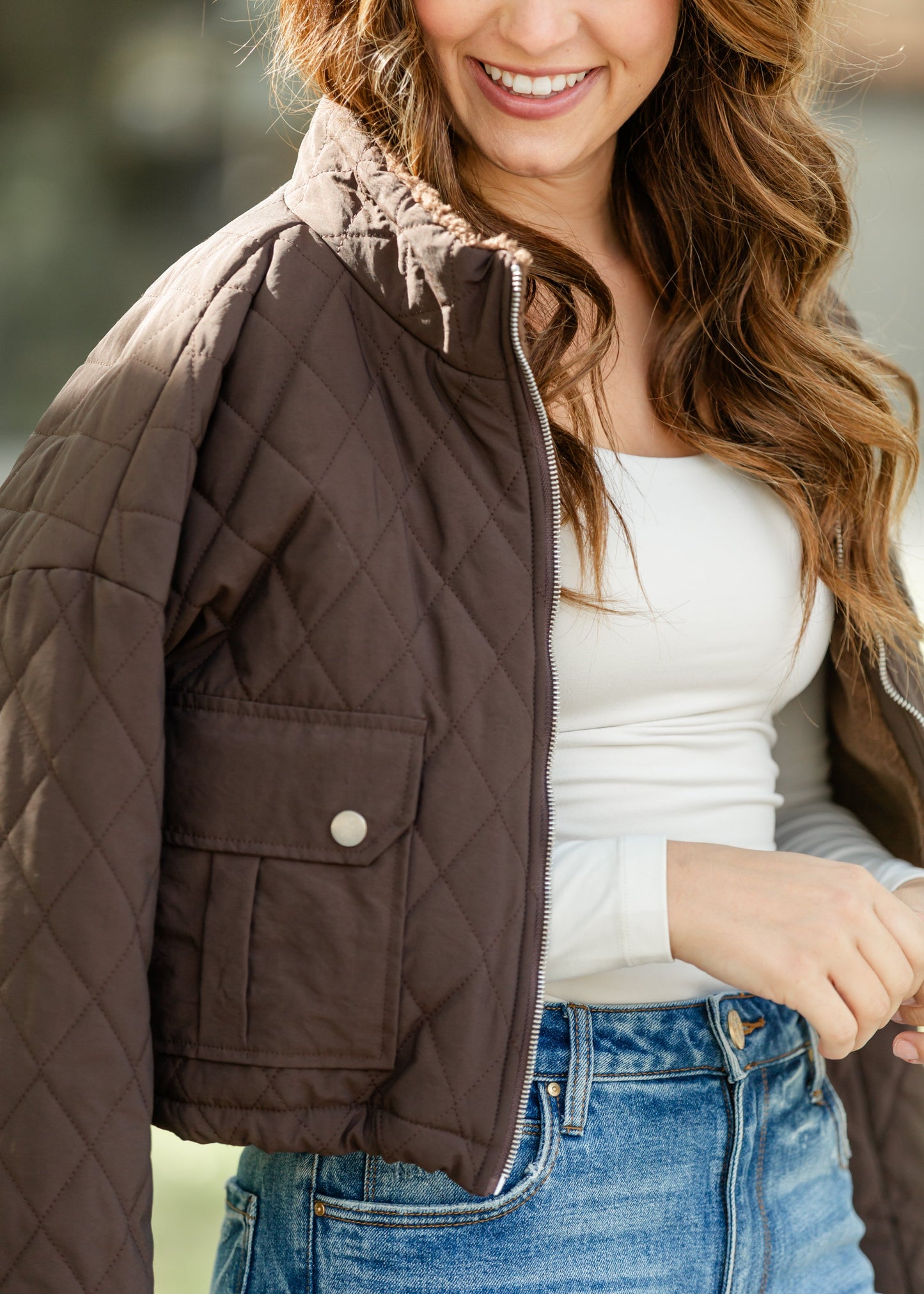 Sadie & Sage® Ashton Quilted Reversible Jacket - FINAL SALE