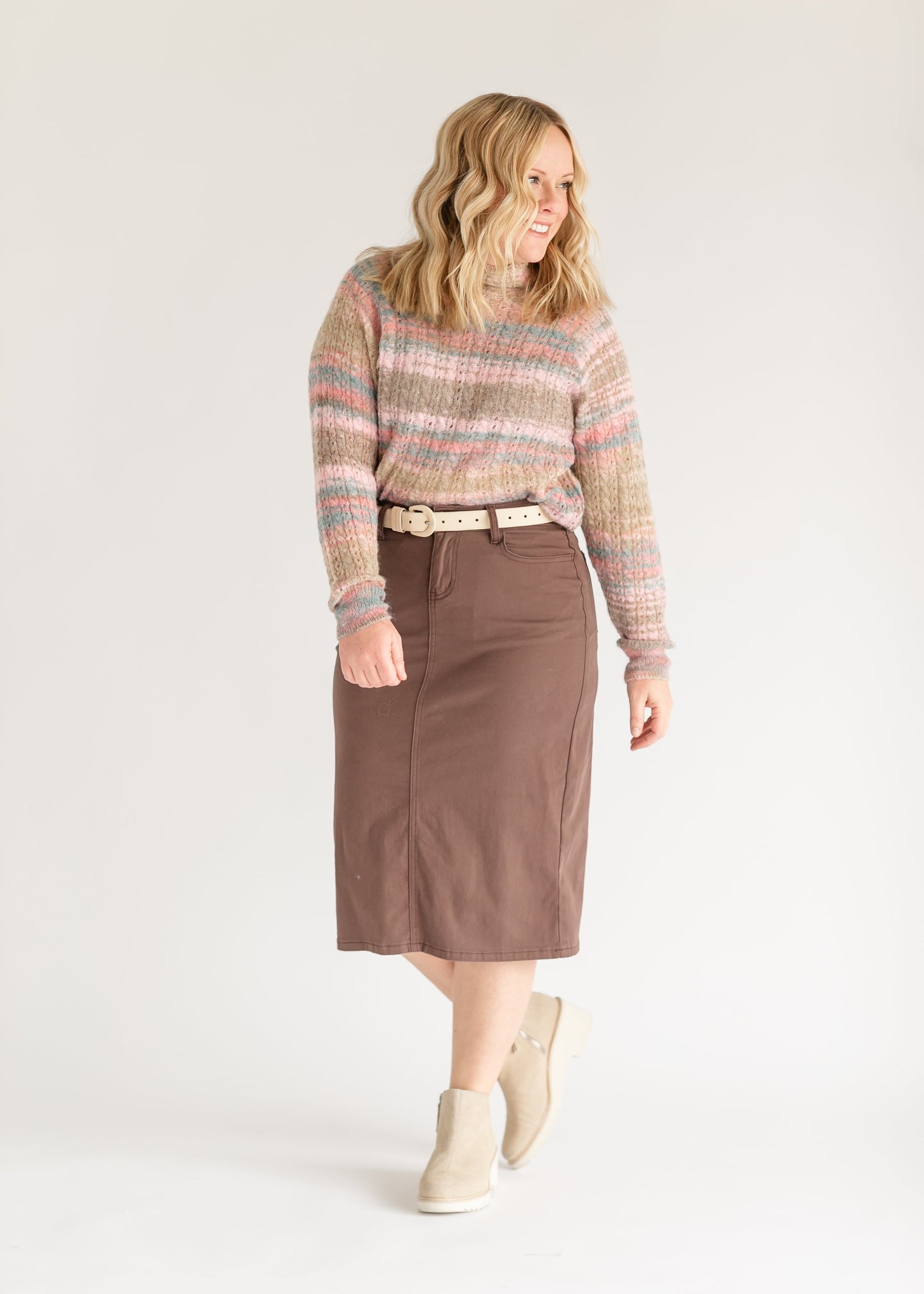 Astrid Turtleneck Spacedye Sweater - FINAL SALE