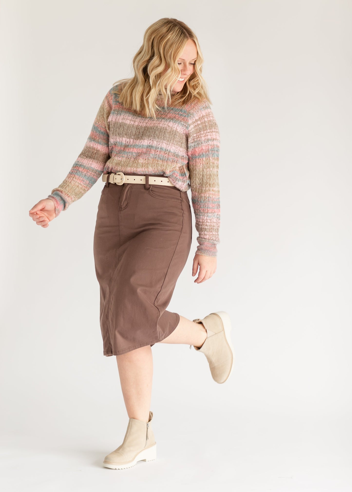 Astrid Turtleneck Spacedye Sweater - FINAL SALE