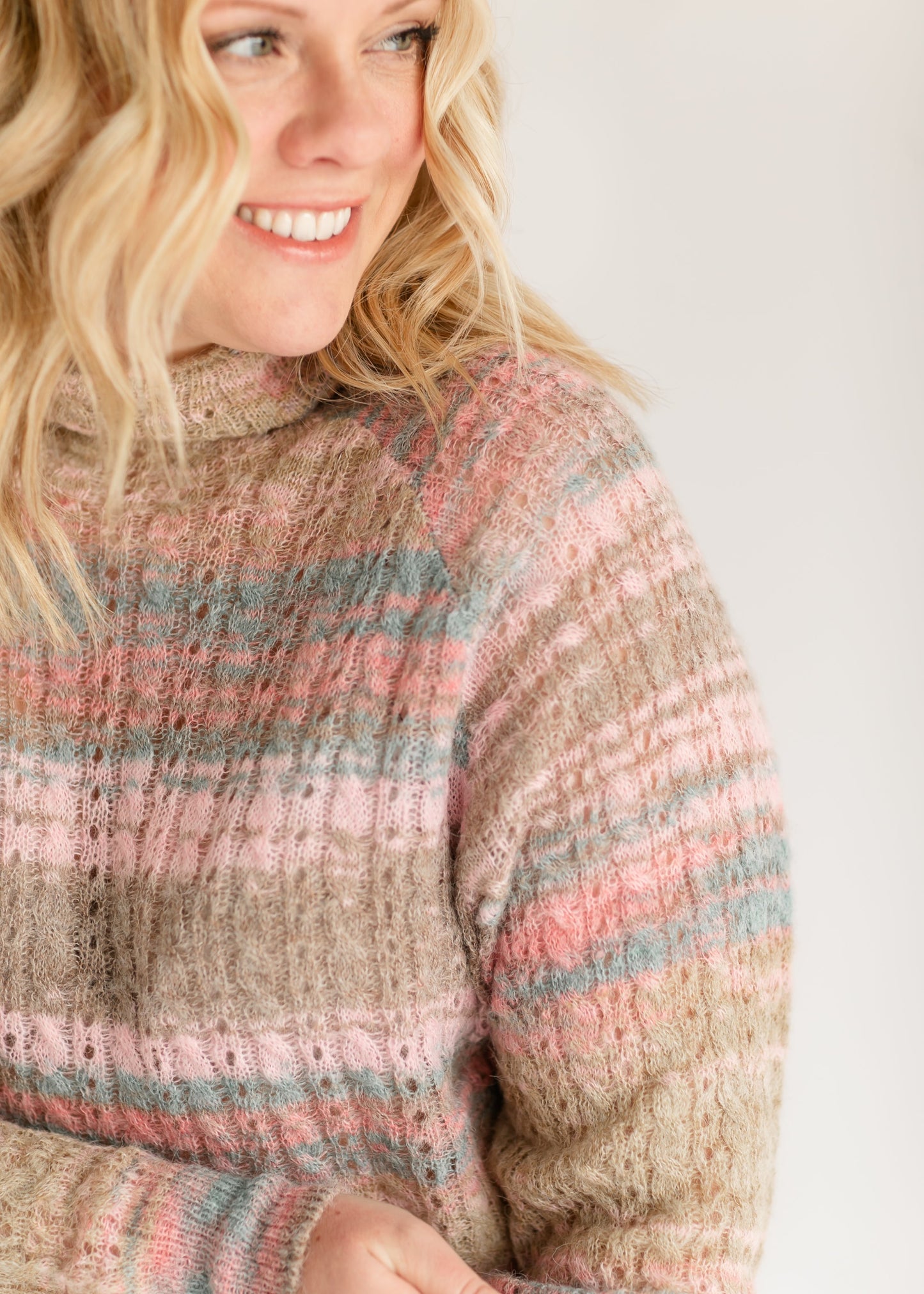 Astrid Turtleneck Spacedye Sweater - FINAL SALE