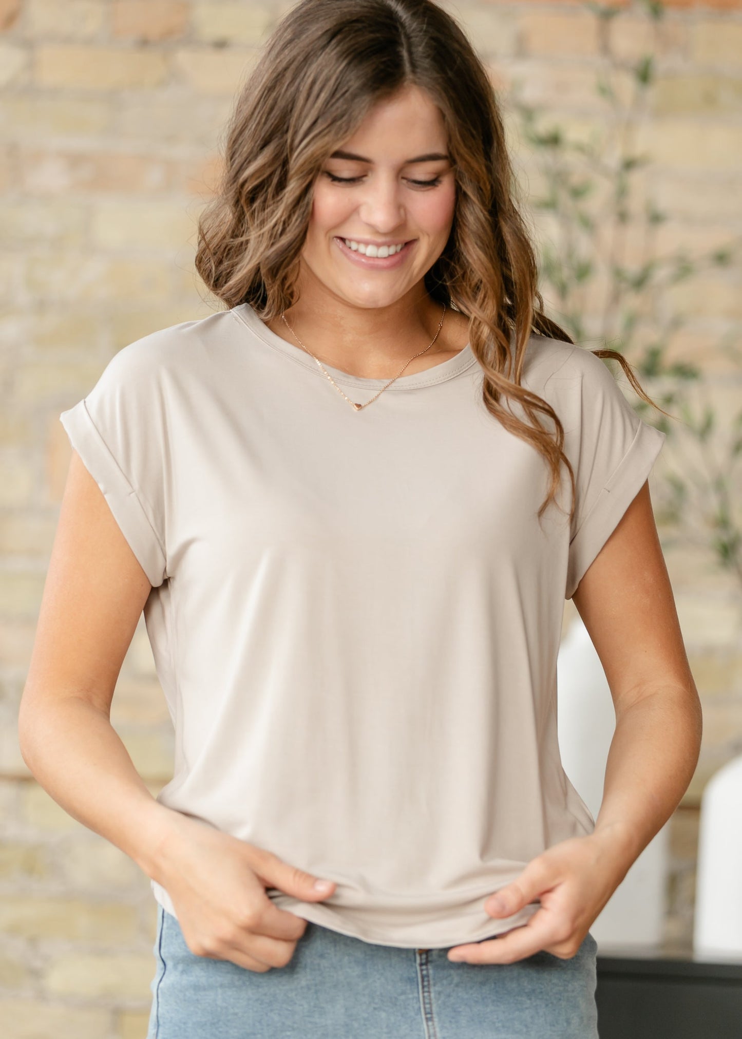 Bamboo Blend Slub Tee