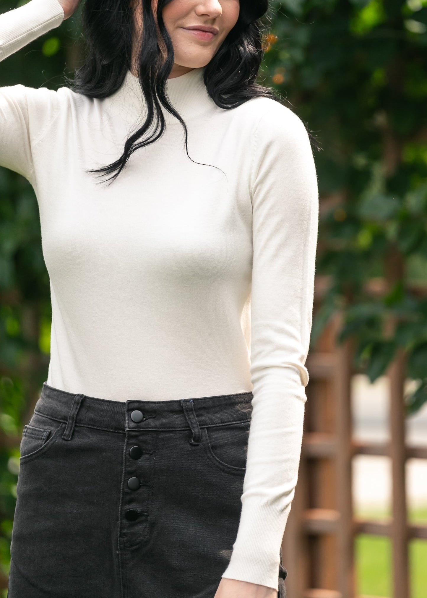 Basic Mock Neck Sweater - FINAL SALE