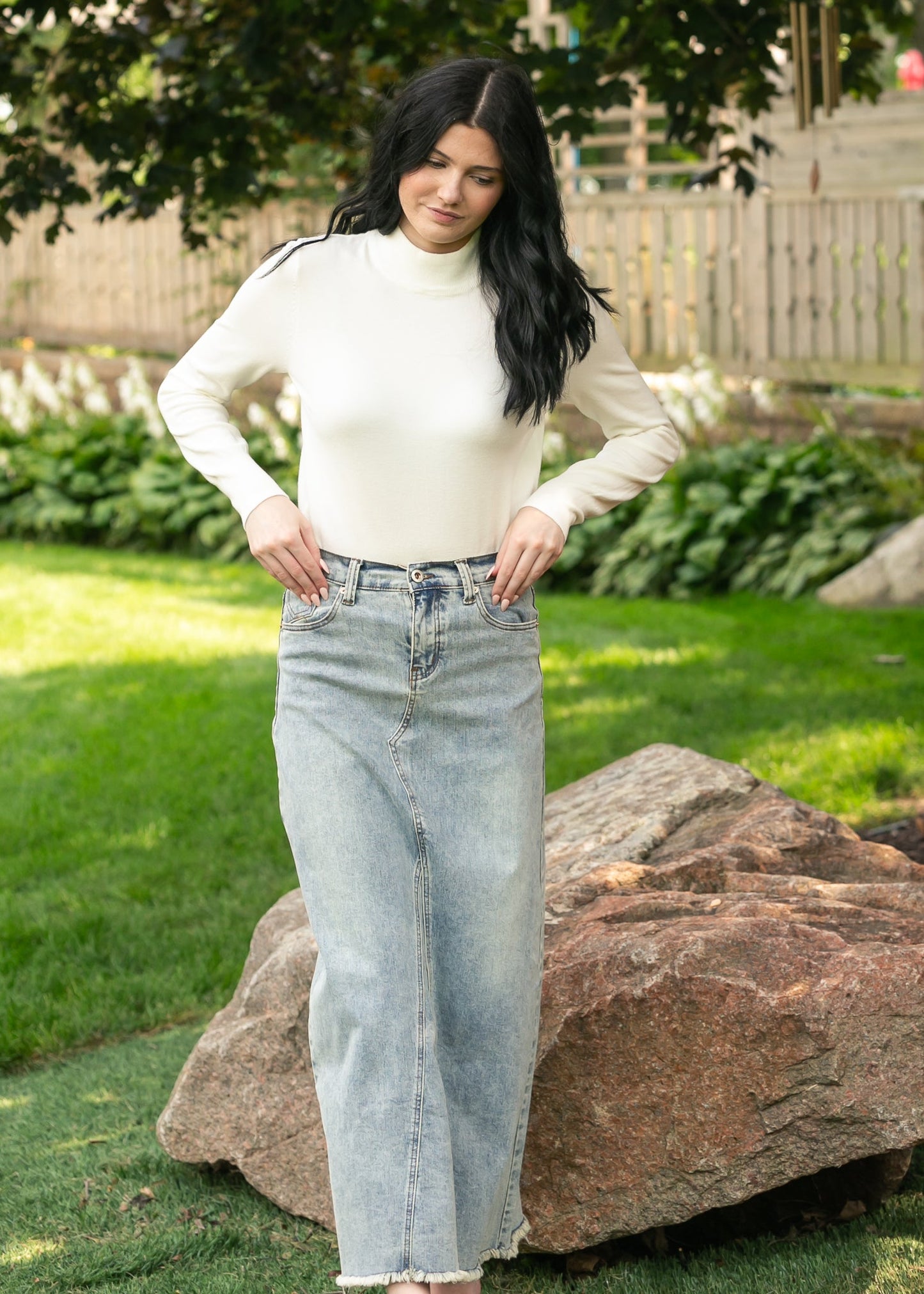 Basic Mock Neck Sweater - FINAL SALE