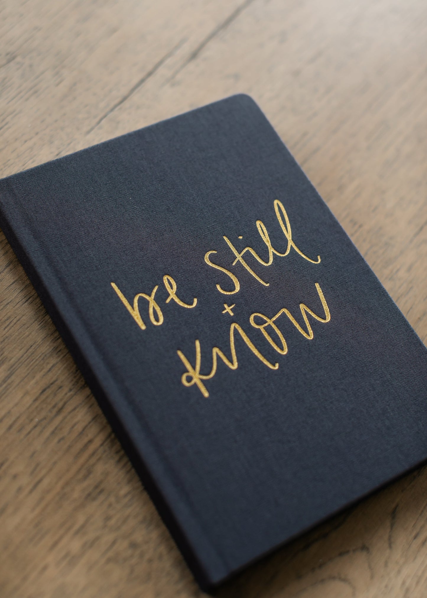 Be Still + Know Fabric Journal