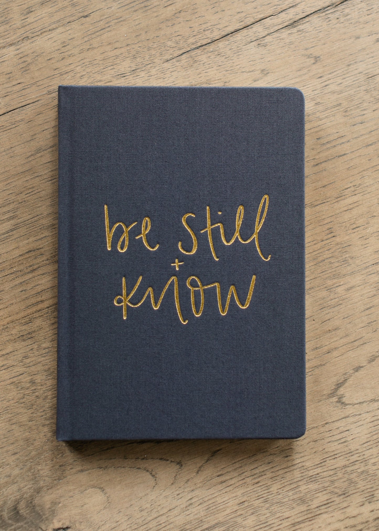 Be Still + Know Fabric Journal