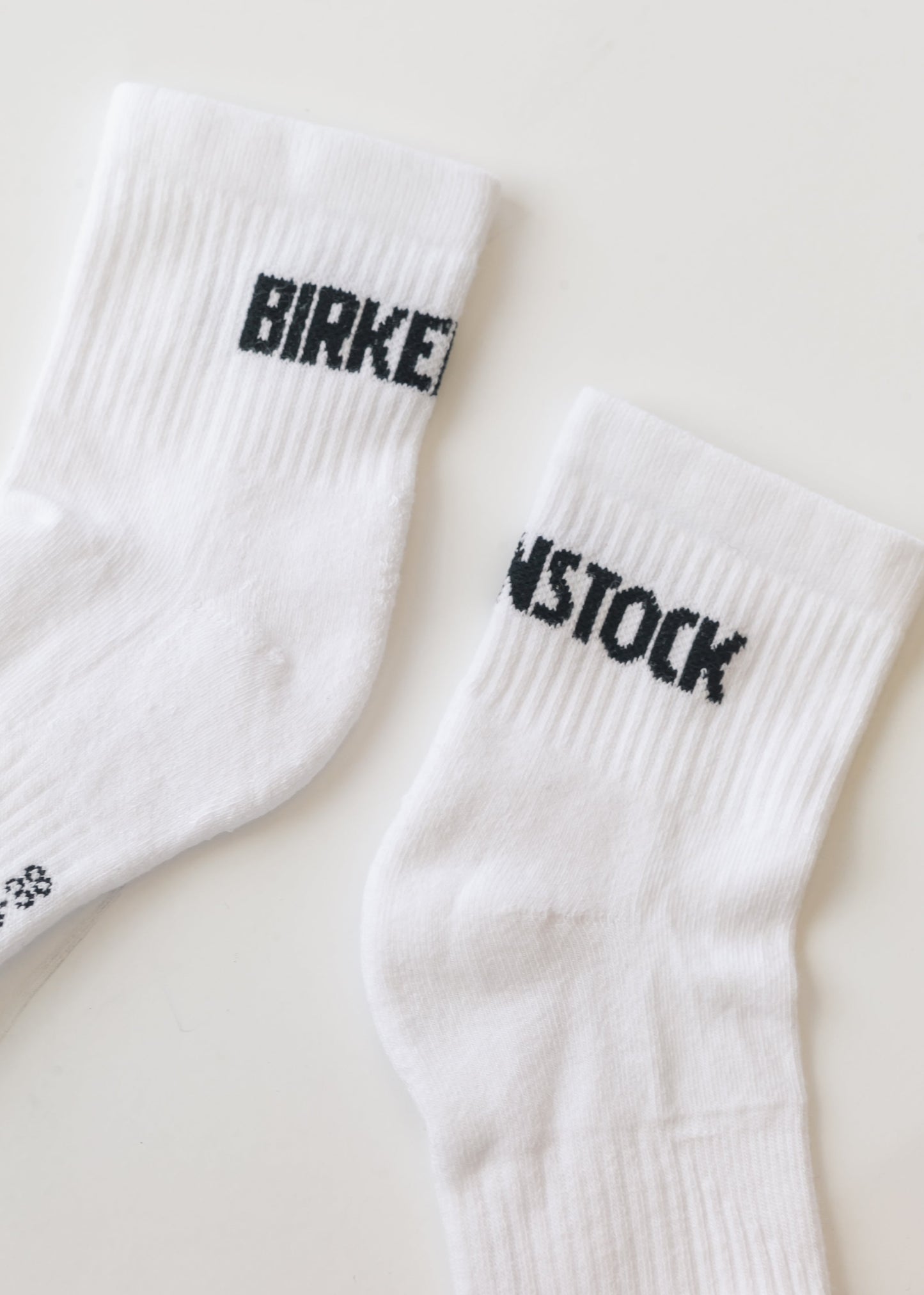 Birkenstock® White Crew Ankle Socks - 2 pack