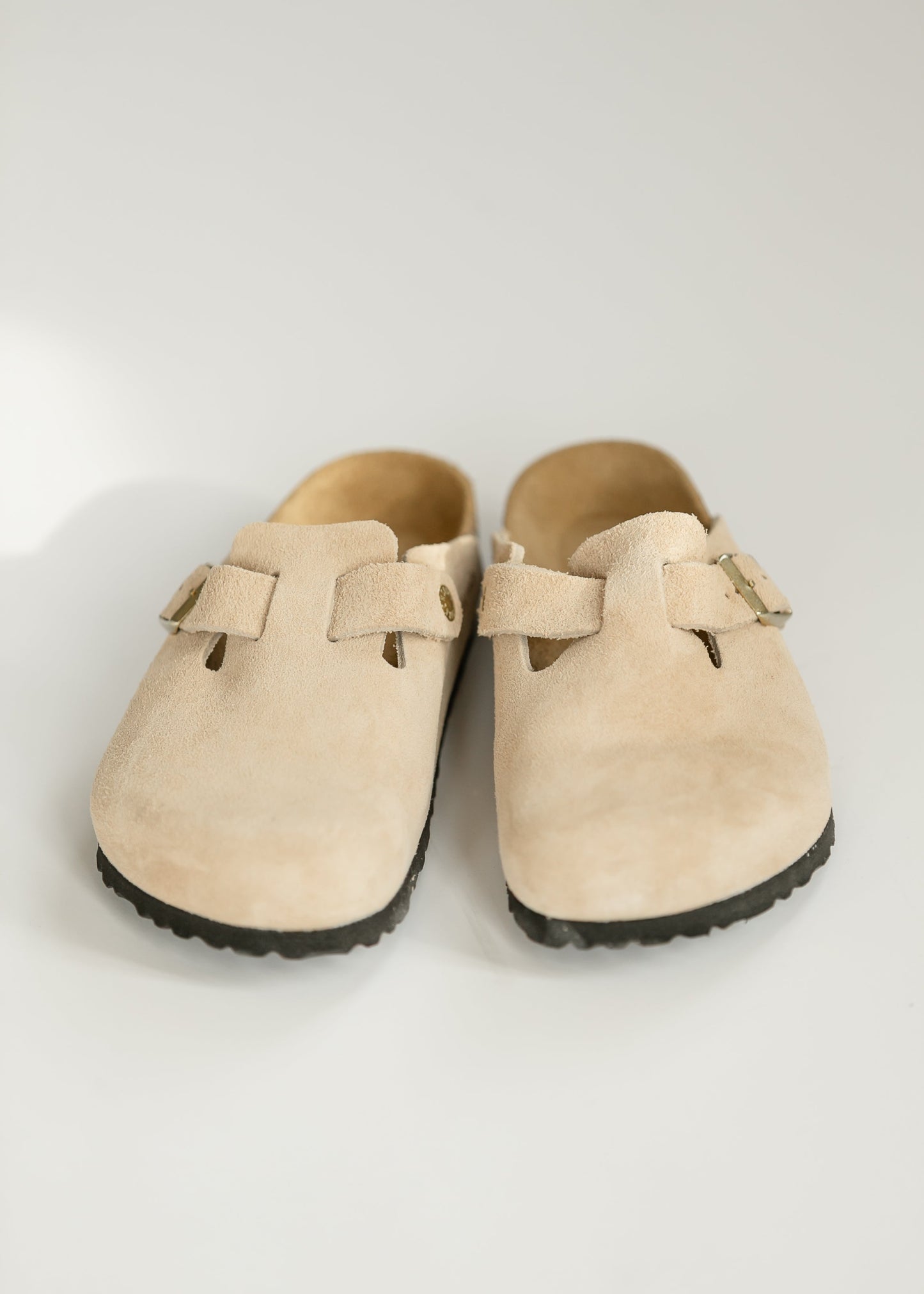 Birkenstock® Women's Boston Sandcastle Suede Clog