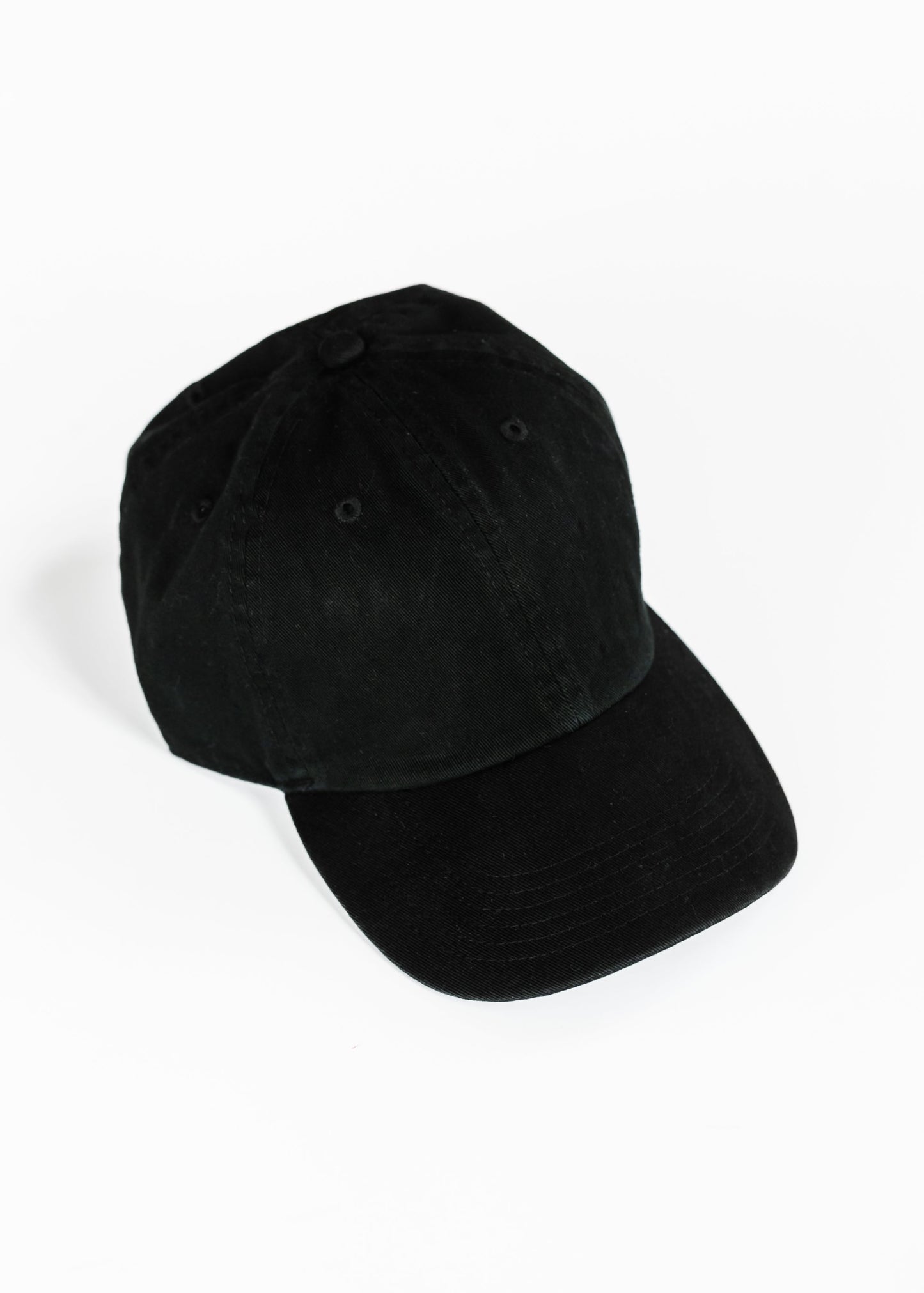 Black Cotton Baseball Hat