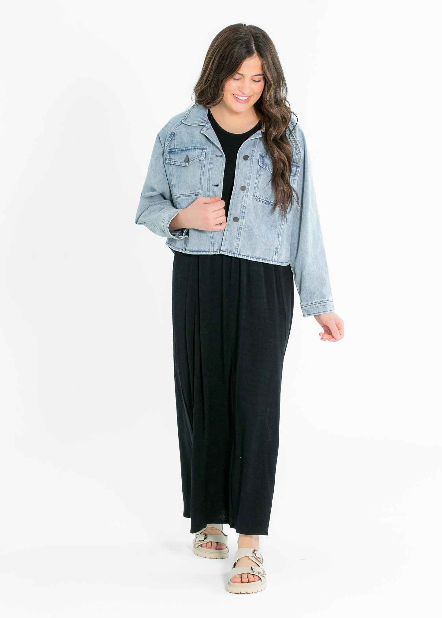 Black Knit Sleeveless Maxi Dress - FINAL SALE