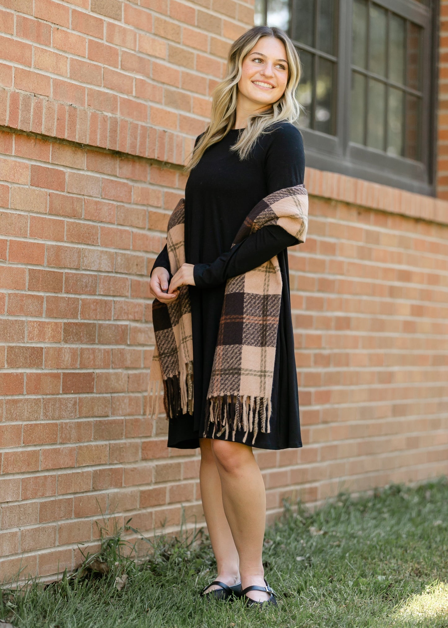 Black Long Sleeve Dress - FINAL SALE