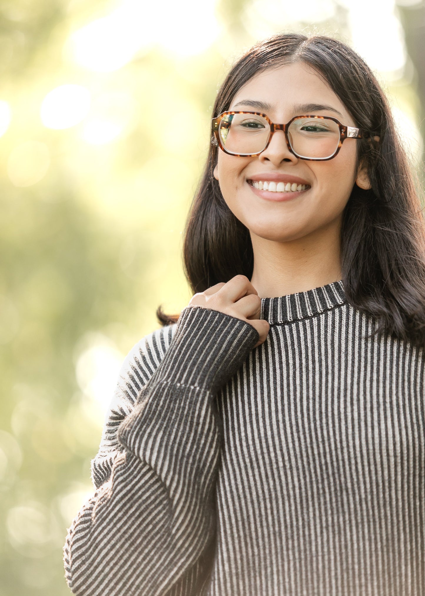 elan Black White Knit Sweater - FINAL SALE
