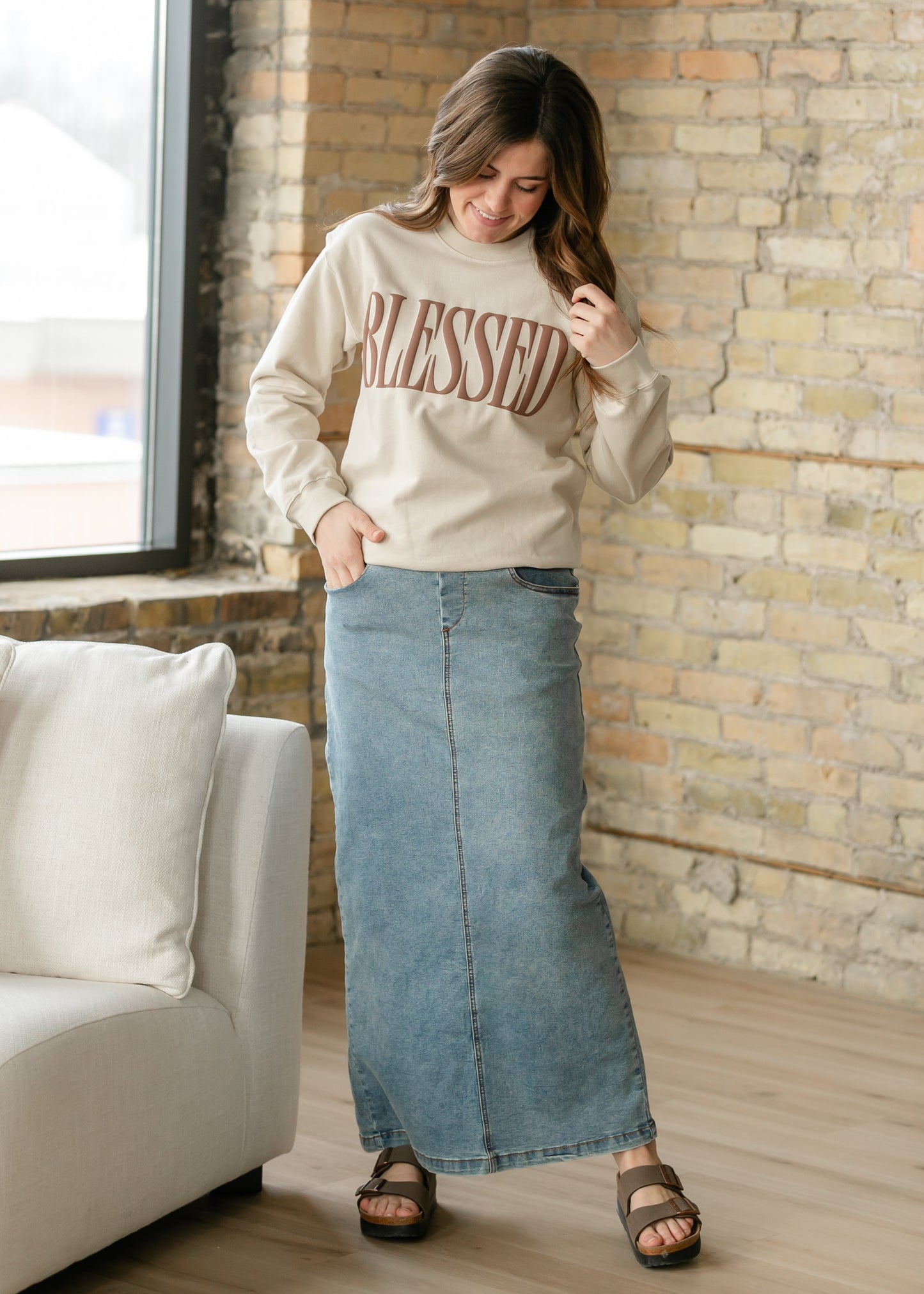 Blessed Pullover Sweatshirt