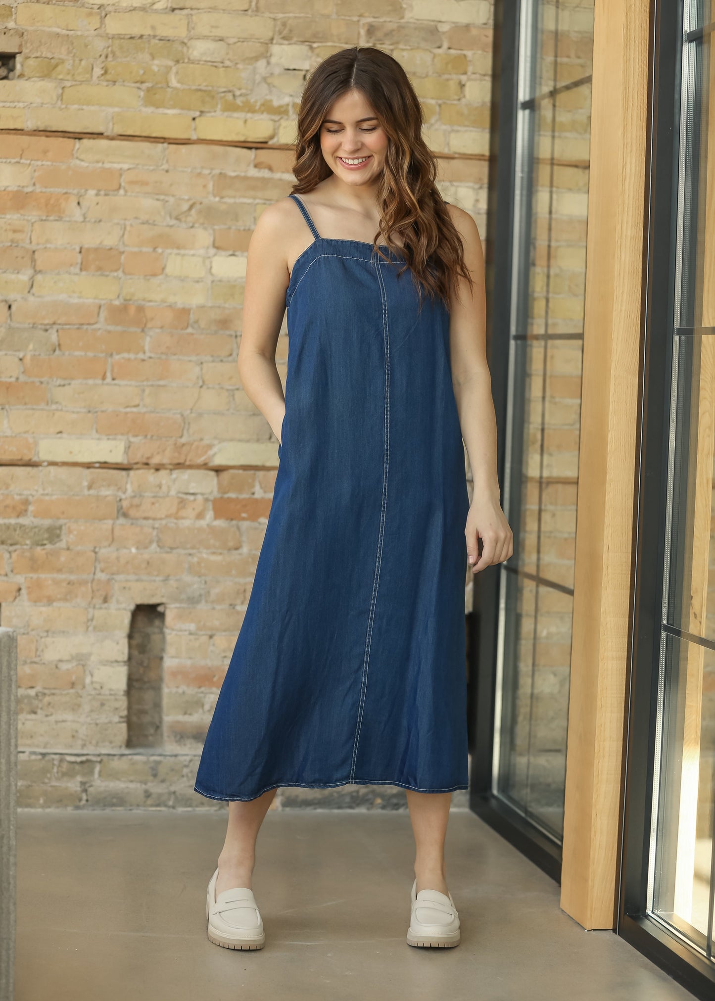 Bow Back Tank Maxi Dress