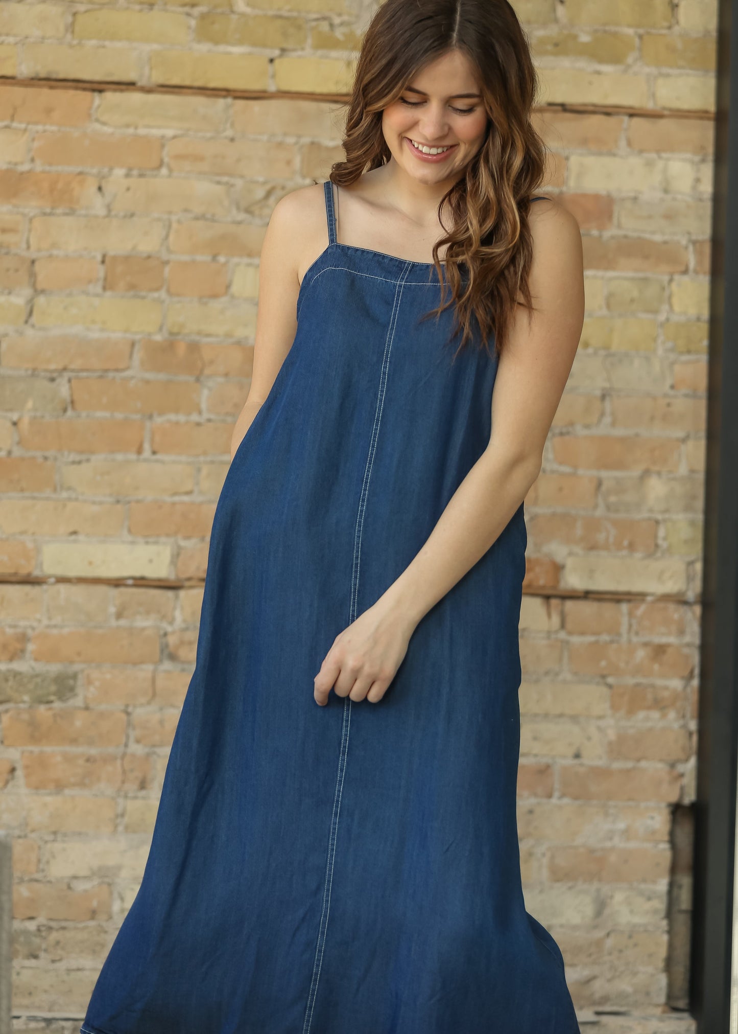 Bow Back Tank Maxi Dress