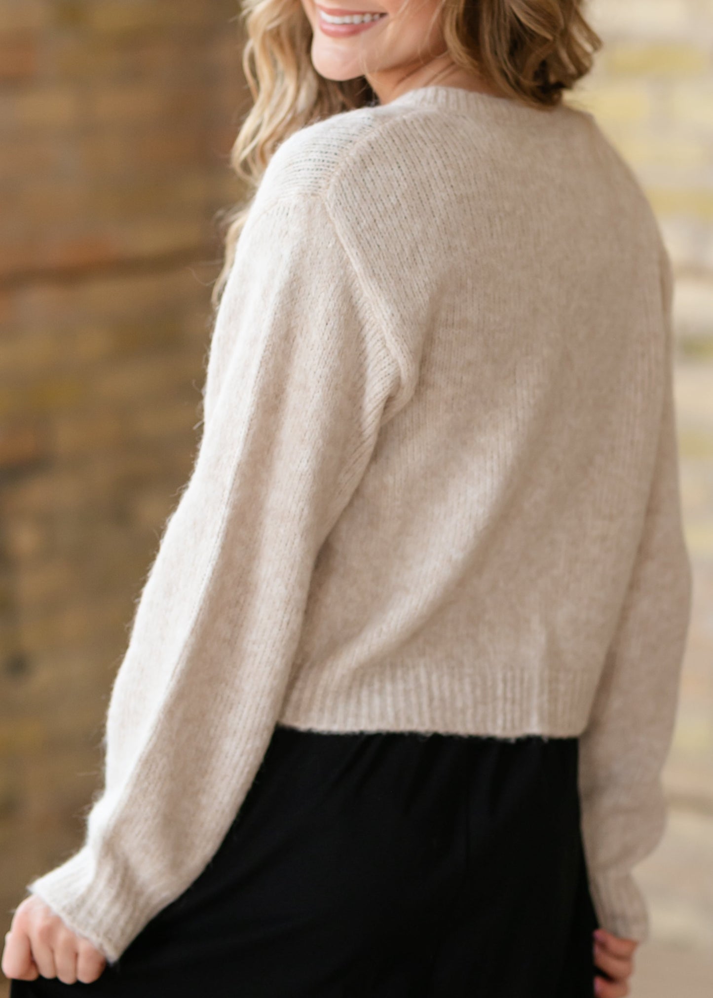 Bow Front Sweater - FINAL SALE