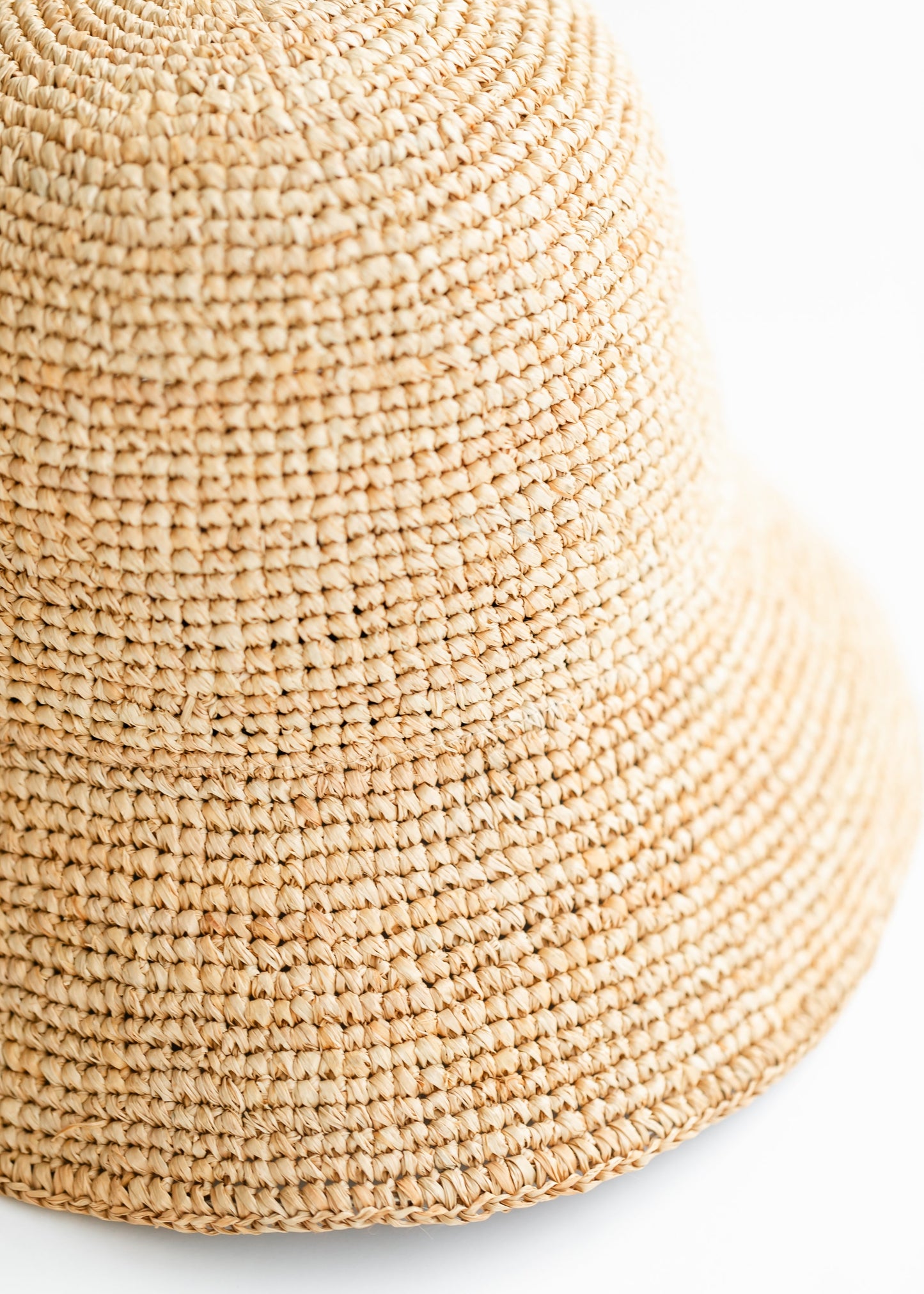 Braided Raffia Straw Bucket Hat - FINAL SALE