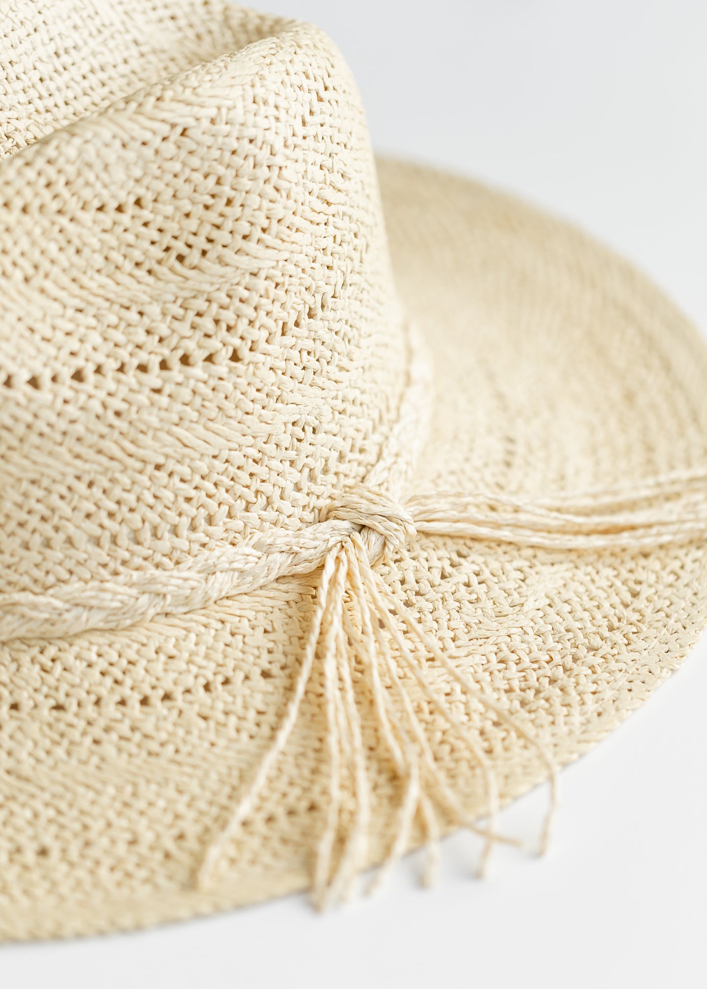 Braided Rope Straw Sun Hat - FINAL SALE