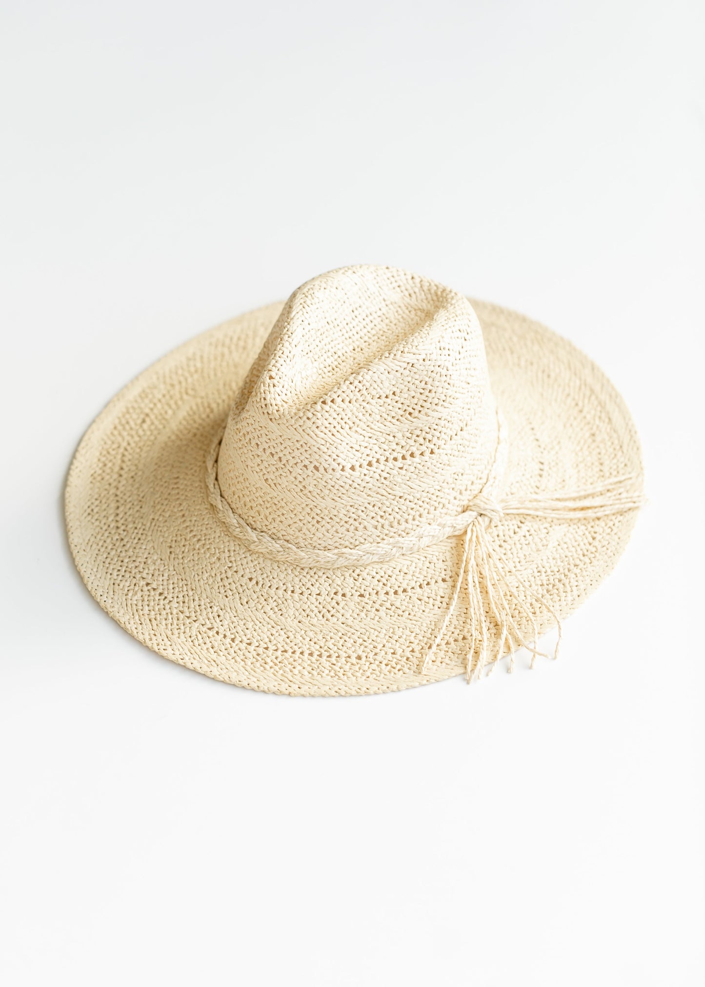 Braided Rope Straw Sun Hat - FINAL SALE