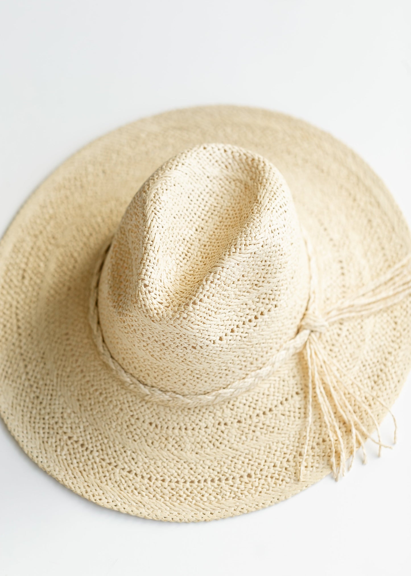 Braided Rope Straw Sun Hat - FINAL SALE