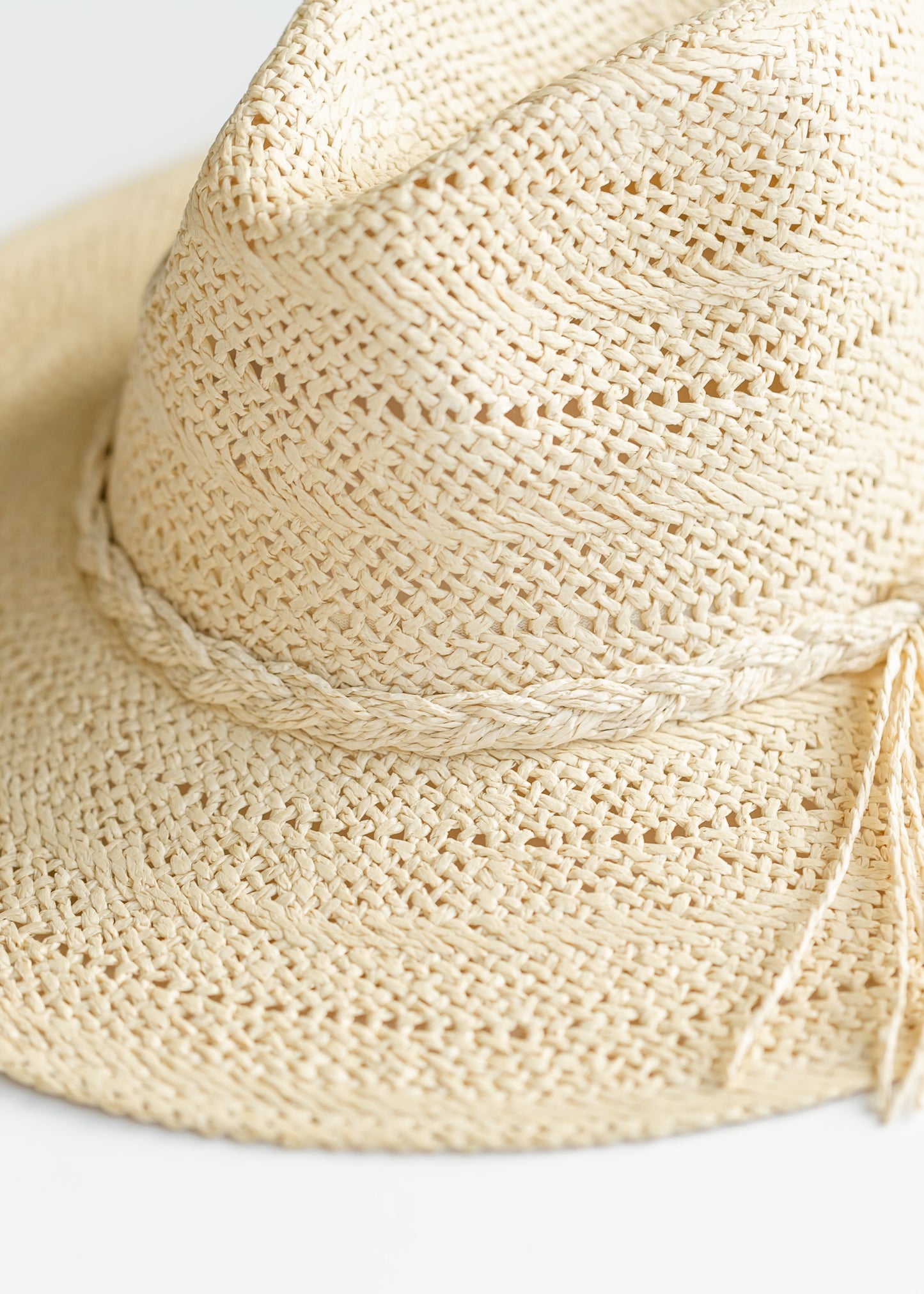 Braided Rope Straw Sun Hat - FINAL SALE