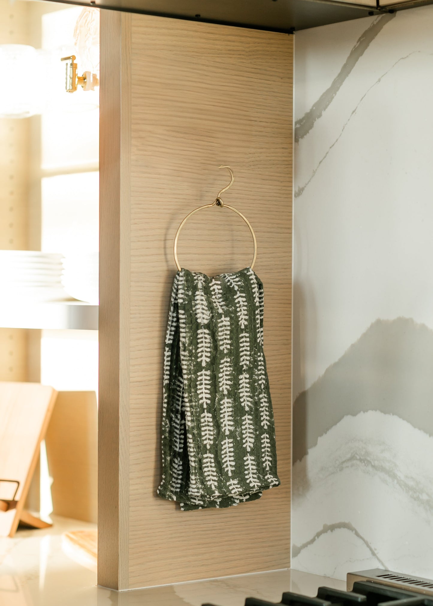 Brass Finish Metal Ring Hook - FINAL SALE
