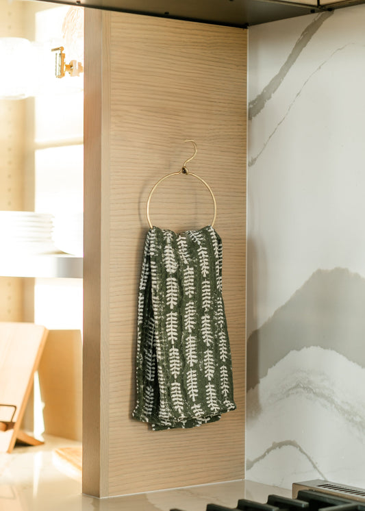 Brass Finish Metal Ring Hook - FINAL SALE