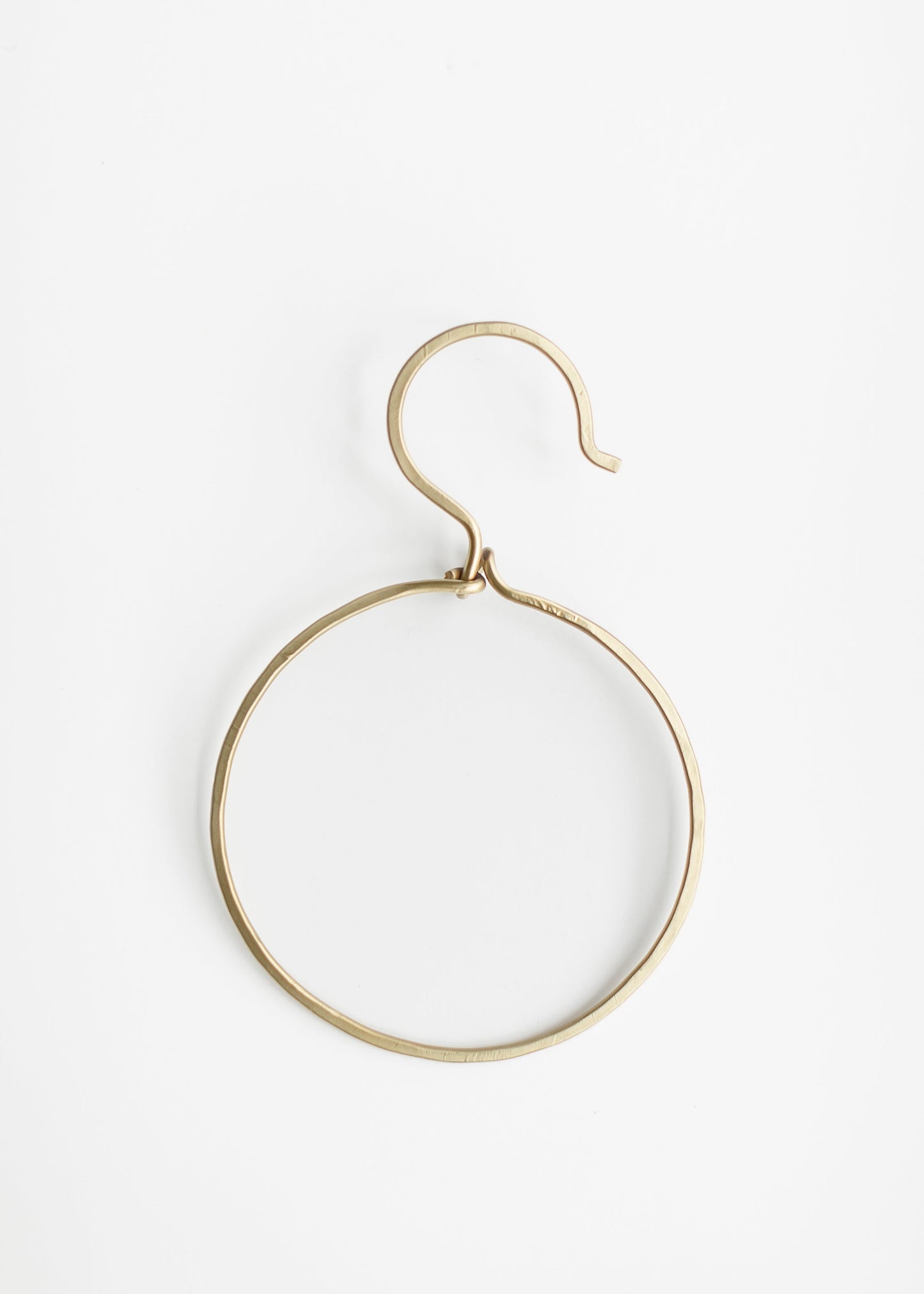 Brass Finish Metal Ring Hook - FINAL SALE
