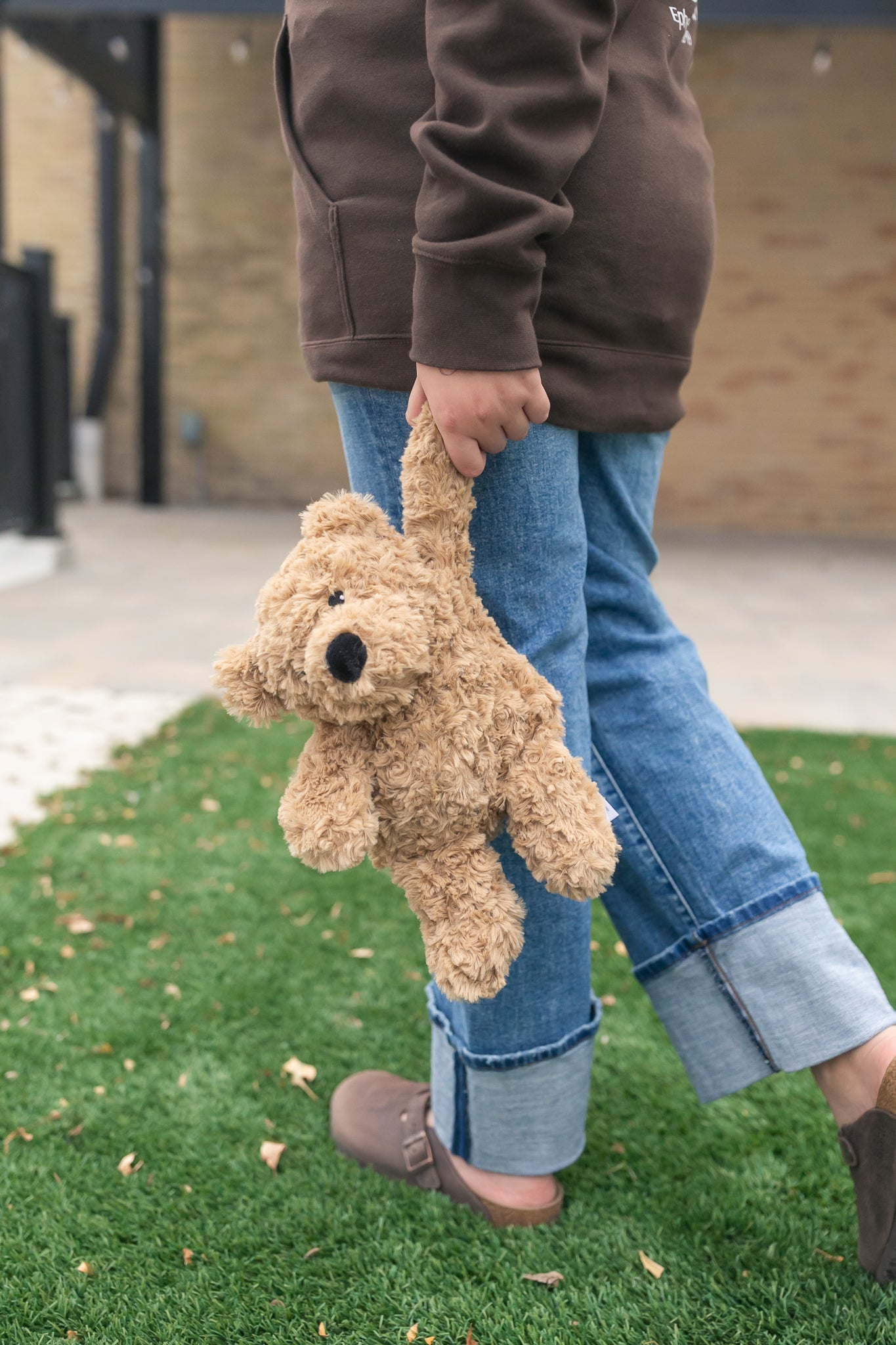 Warmies® Brown Curly Bear
