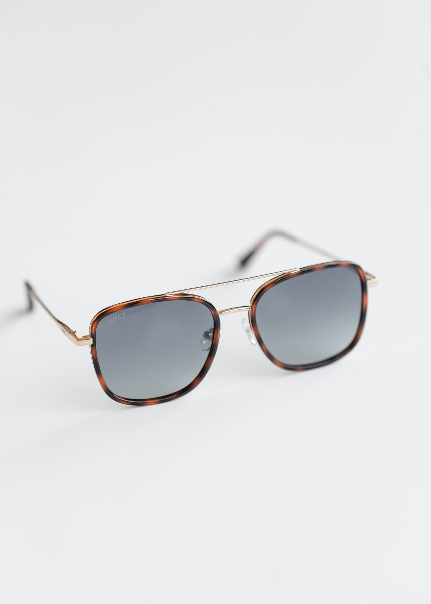 Brown Tortoise Square Frame Polarized Sunglasses