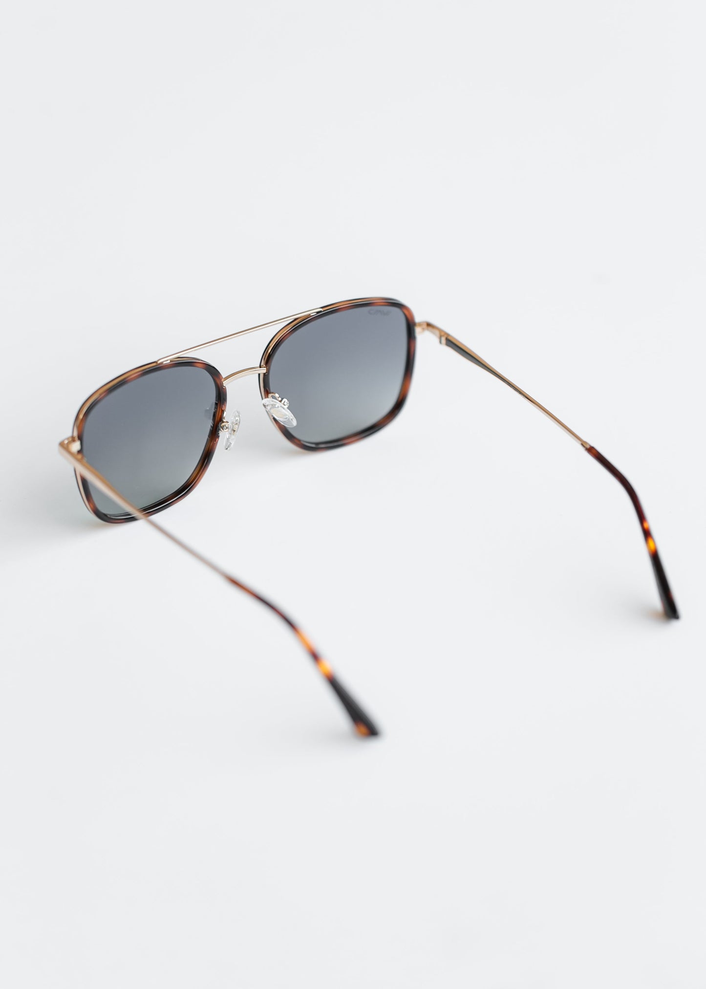 Brown Tortoise Square Frame Polarized Sunglasses
