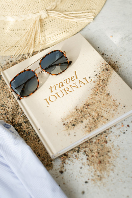 Brown Tortoise Square Frame Polarized Sunglasses