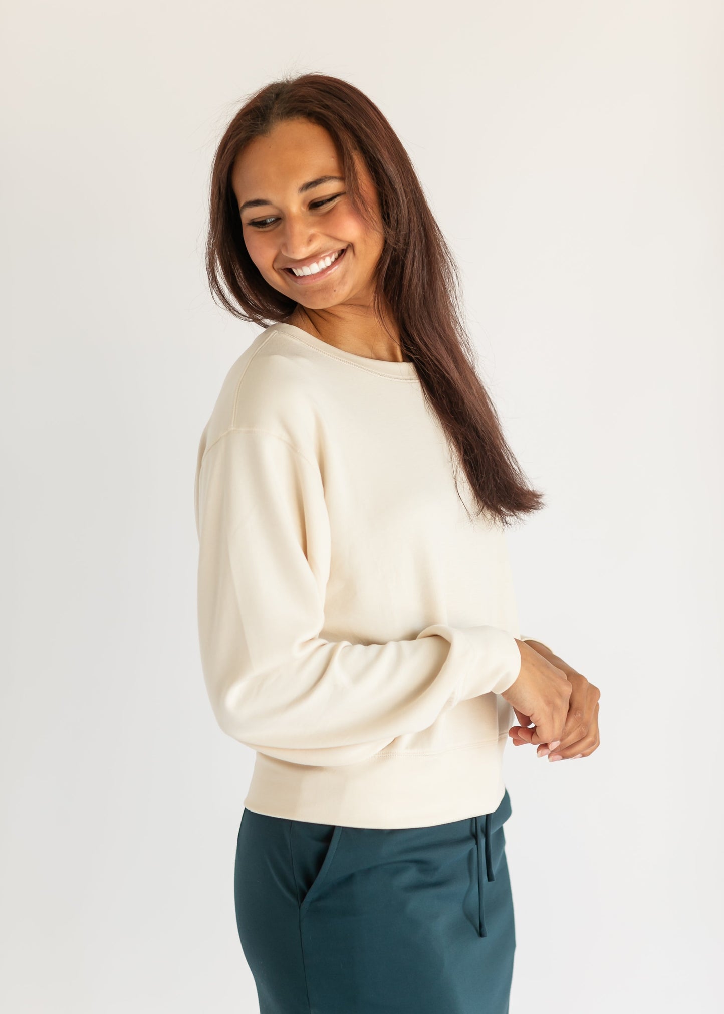 Calla Soft Knit Crewneck Sweatshirt - FINAL SALE