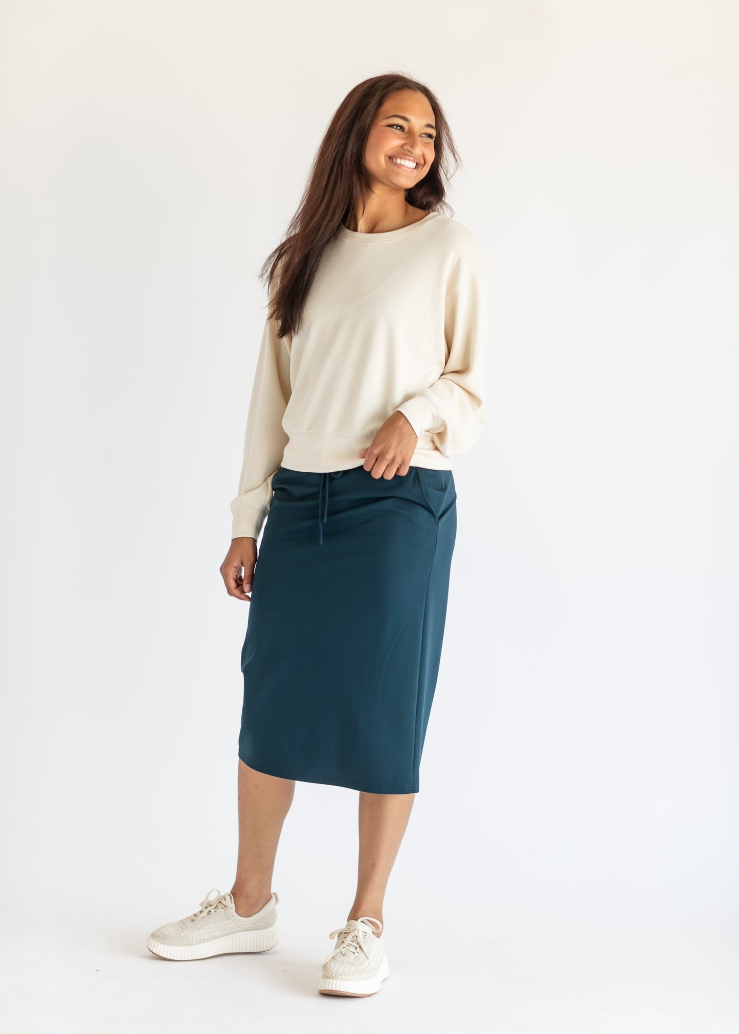 Calla Soft Knit Crewneck Sweatshirt - FINAL SALE
