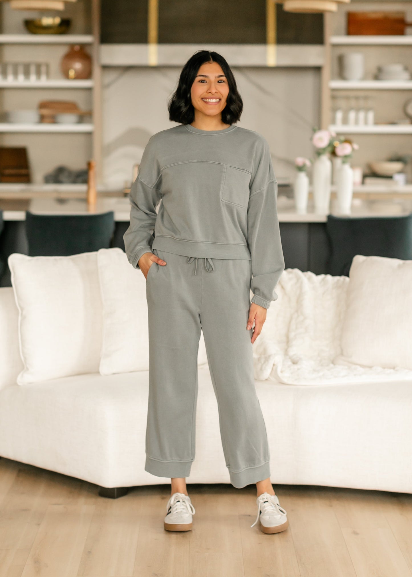 Canton Cropped Drawstring Pants - FINAL SALE