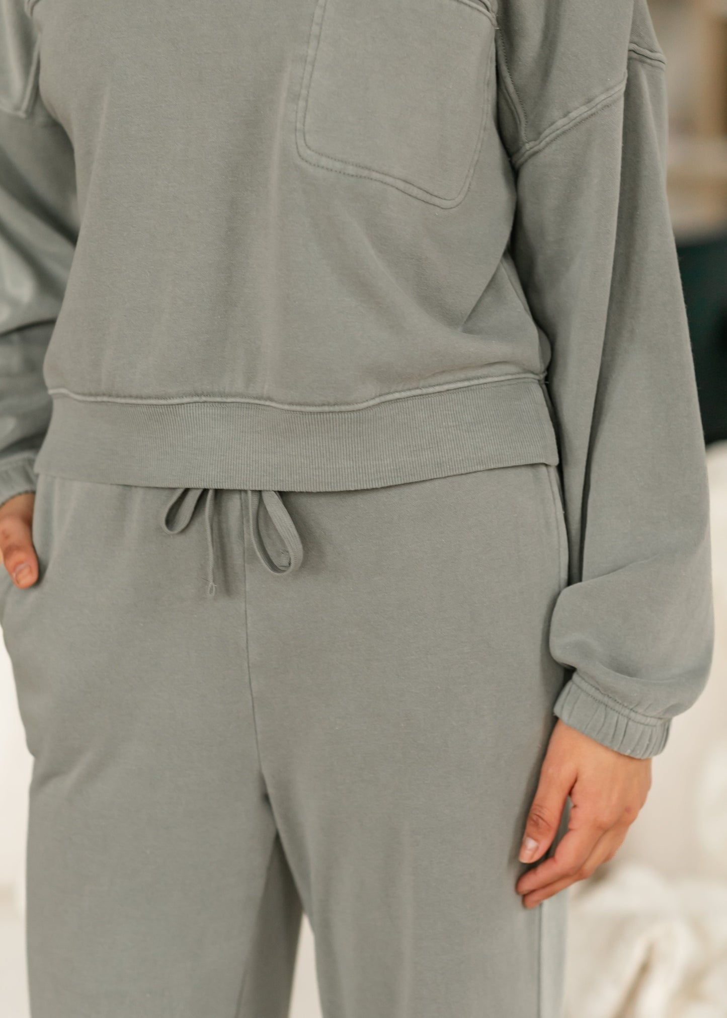 Canton Cropped Drawstring Pants - FINAL SALE
