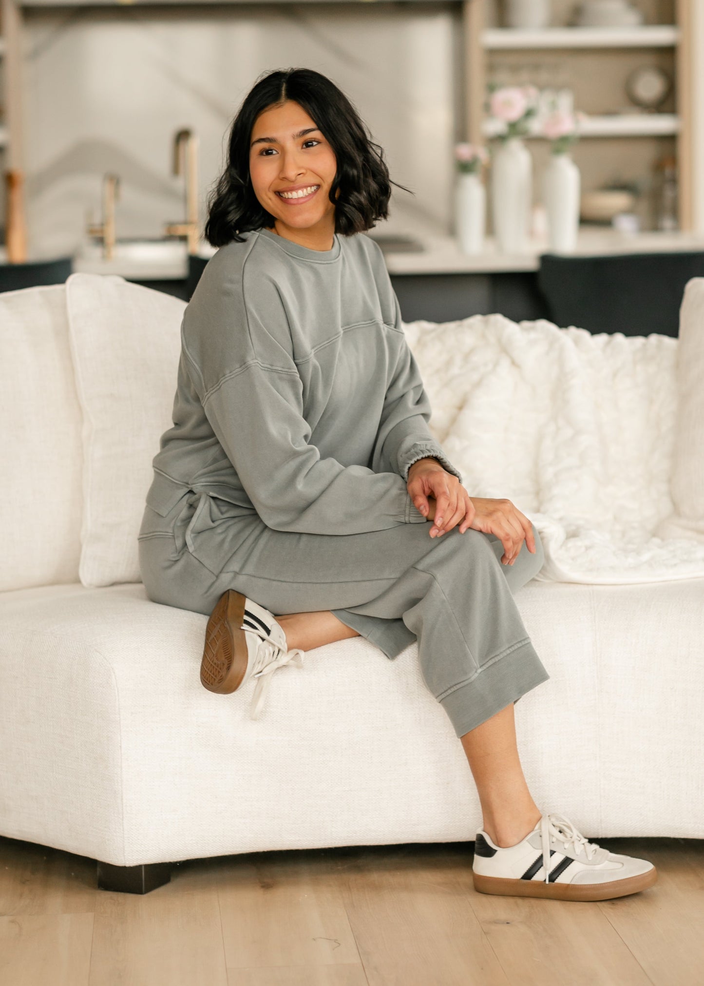 Canton Cropped Drawstring Pants - FINAL SALE