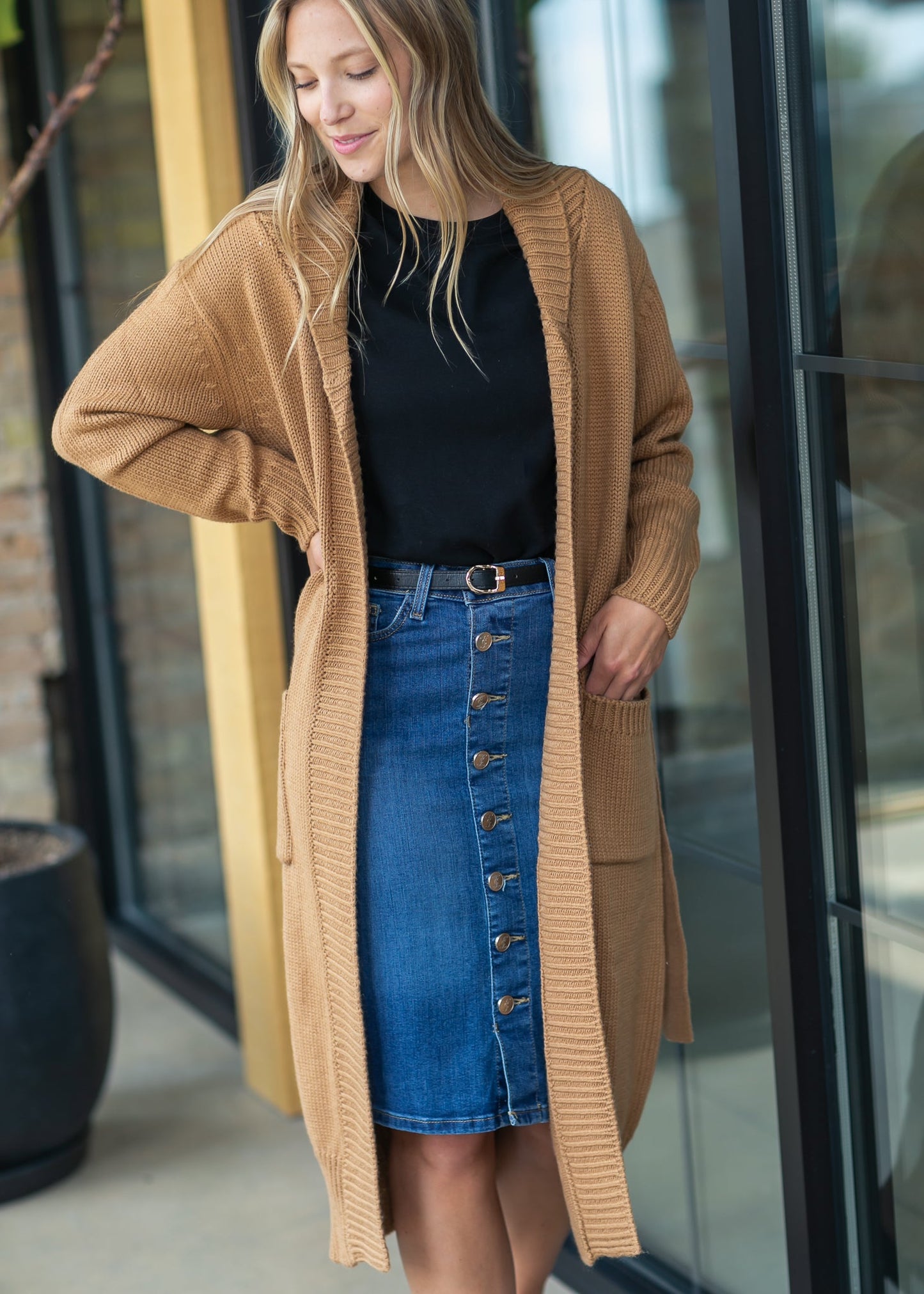 elan Cardigan Belted Coat - FINAL SALE