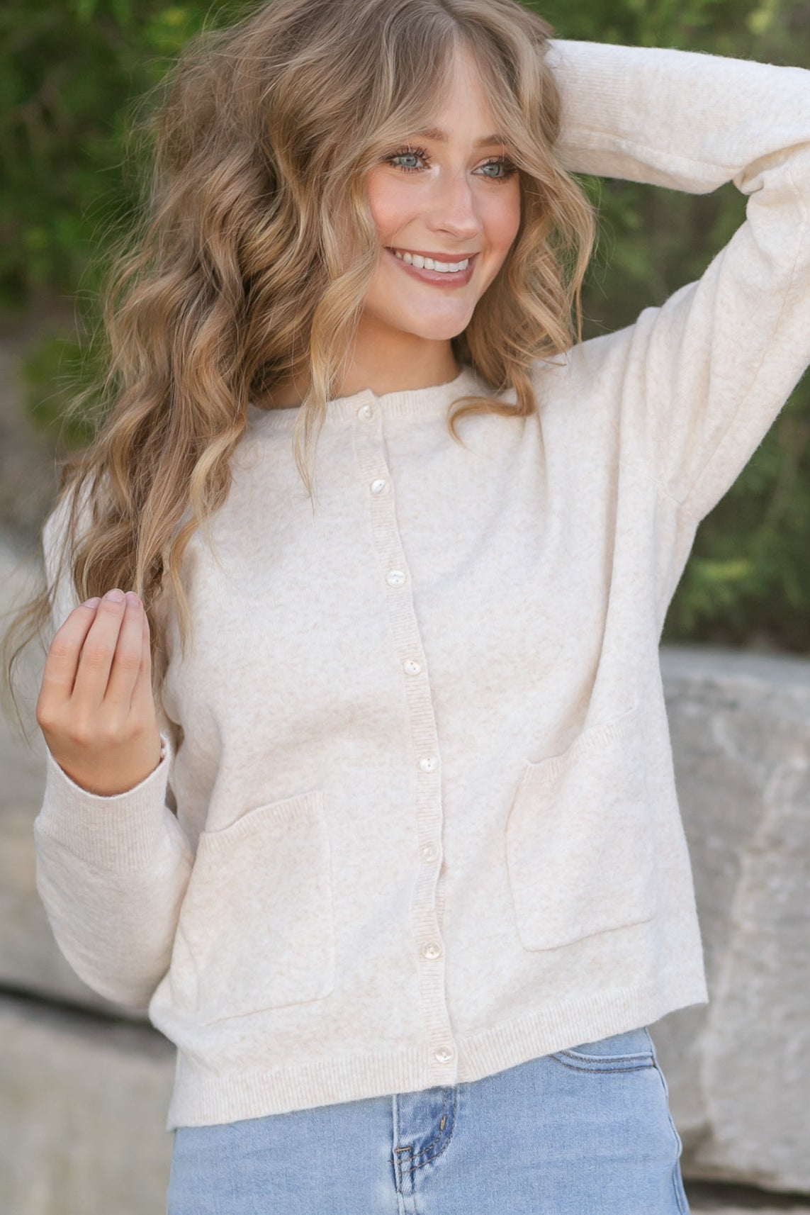 Lyra Cardigan with Front Pocket