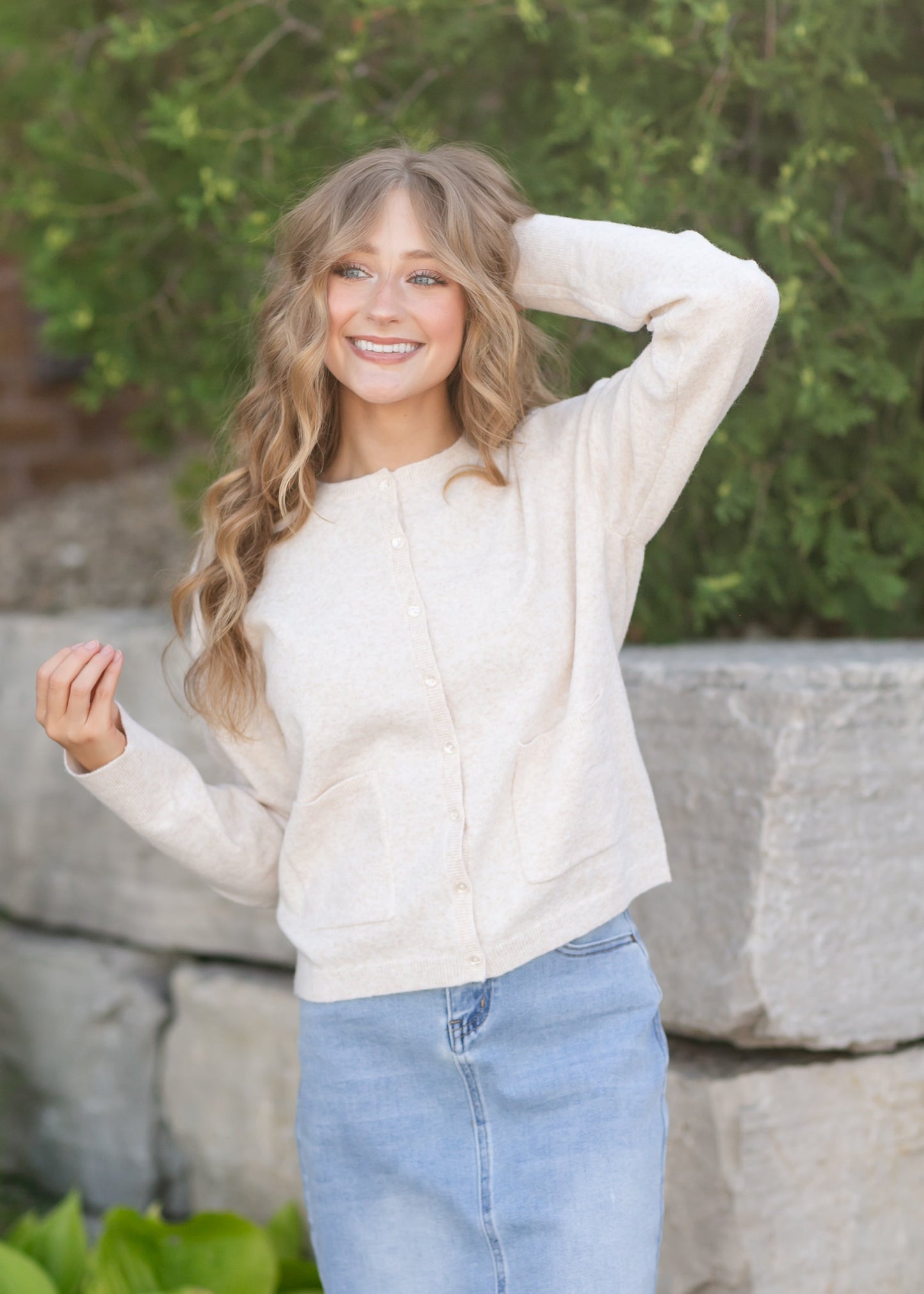Lyra Cardigan with Front Pocket