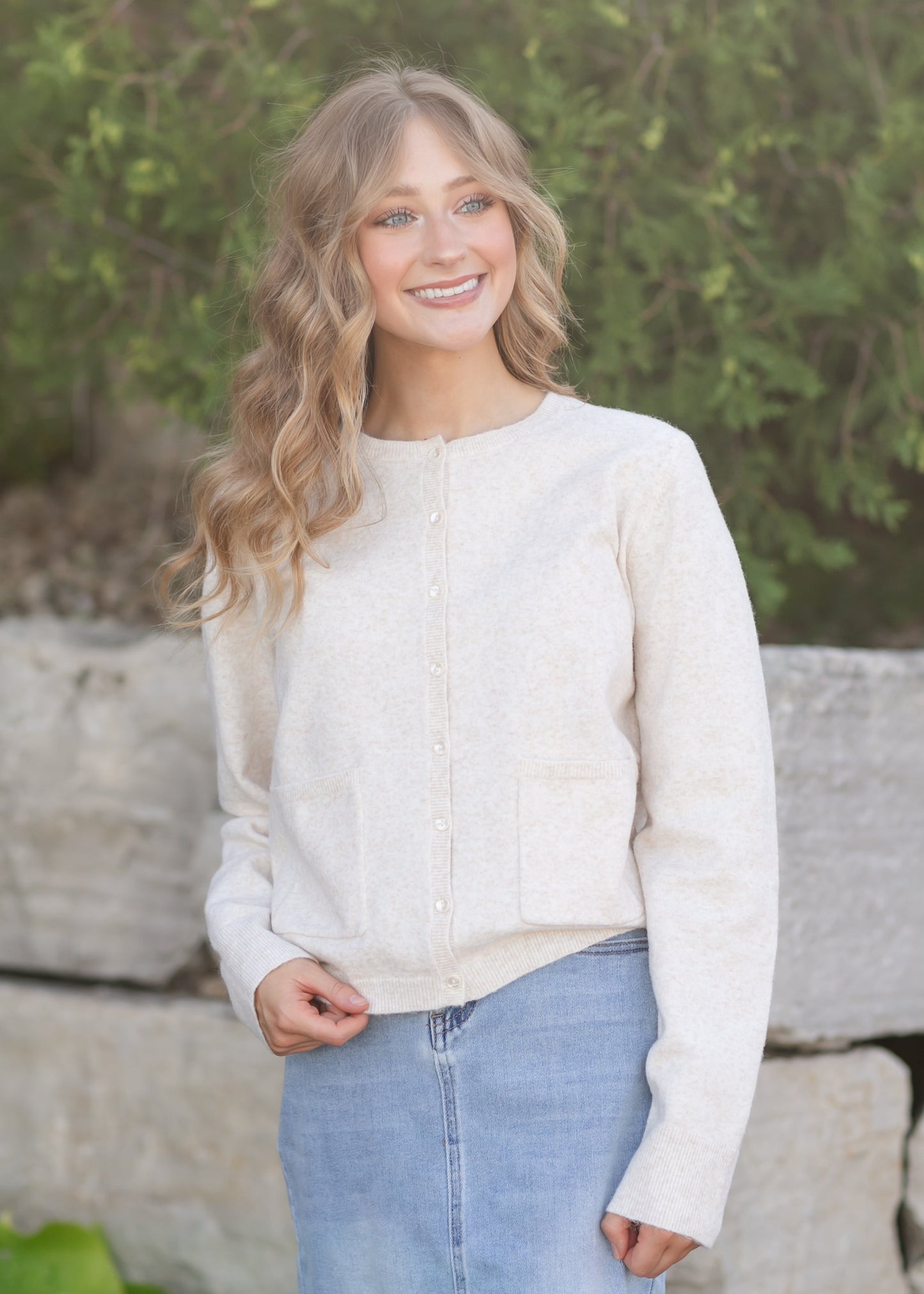 Lyra Cardigan with Front Pocket
